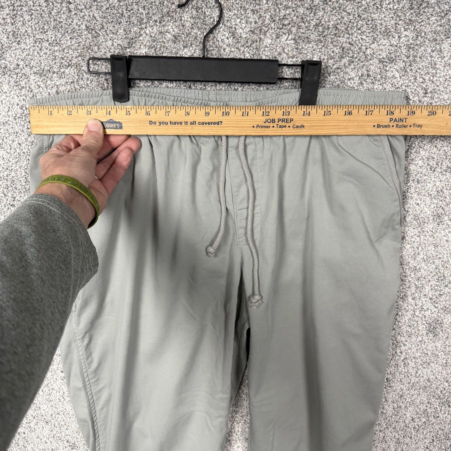 Vintage L.L.Bean Pants Mens XL 38x30 Sage Green Jogger Pull On Travel Standard Fit Size US 36 / EU 52 - 2 Thumbnail