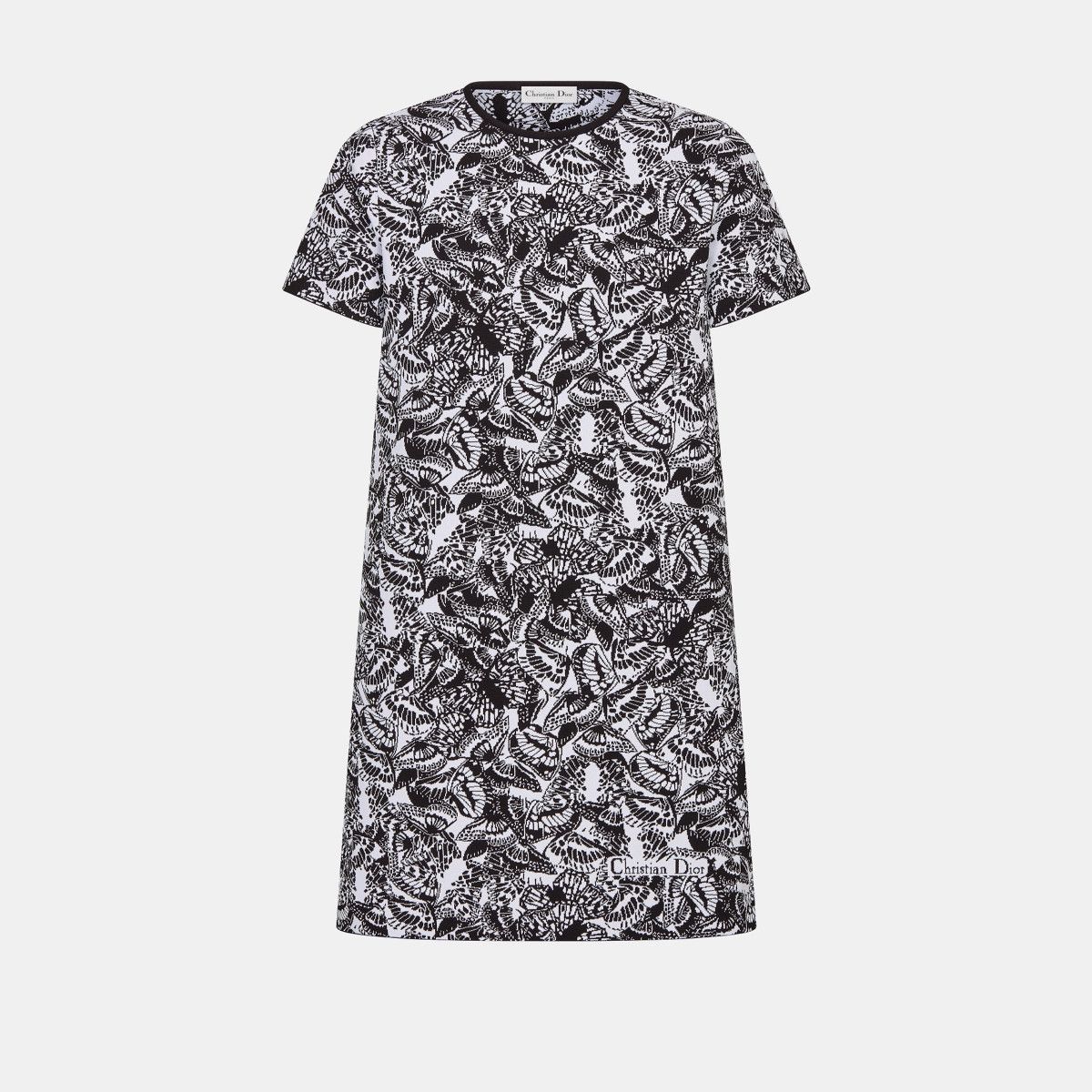 o1bcso1str0225 Straight Dress in Black/White