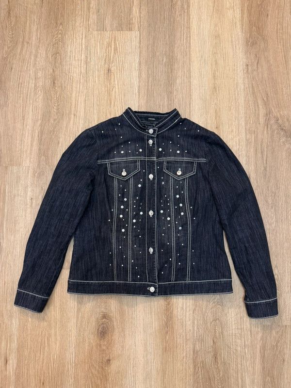 Escada Escada Denim Jeans Jacket with studs rare size 42 L XL new Size XL / US 12-14 / IT 48-50 - 1 Thumbnail
