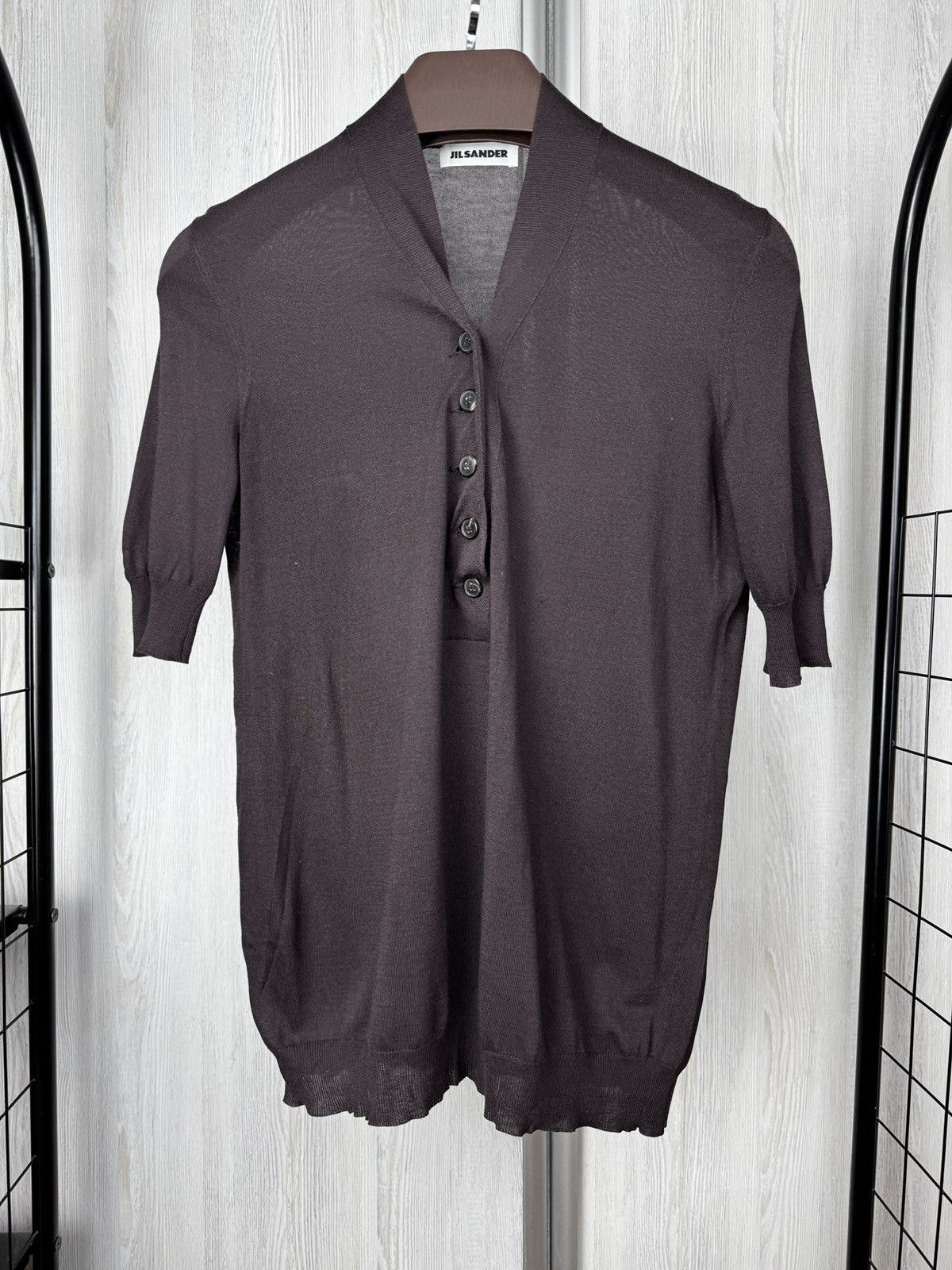 Jil Sander Jil Sander rare 2 pieces set brown wool sweater cardigan Size M / US 6-8 / IT 42-44 - 14 Thumbnail