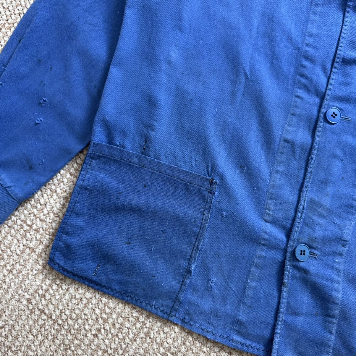 Le Laboureur Vintage french distressed workwear faded jacket Size US L / EU 52-54 / 3 - 6 Thumbnail
