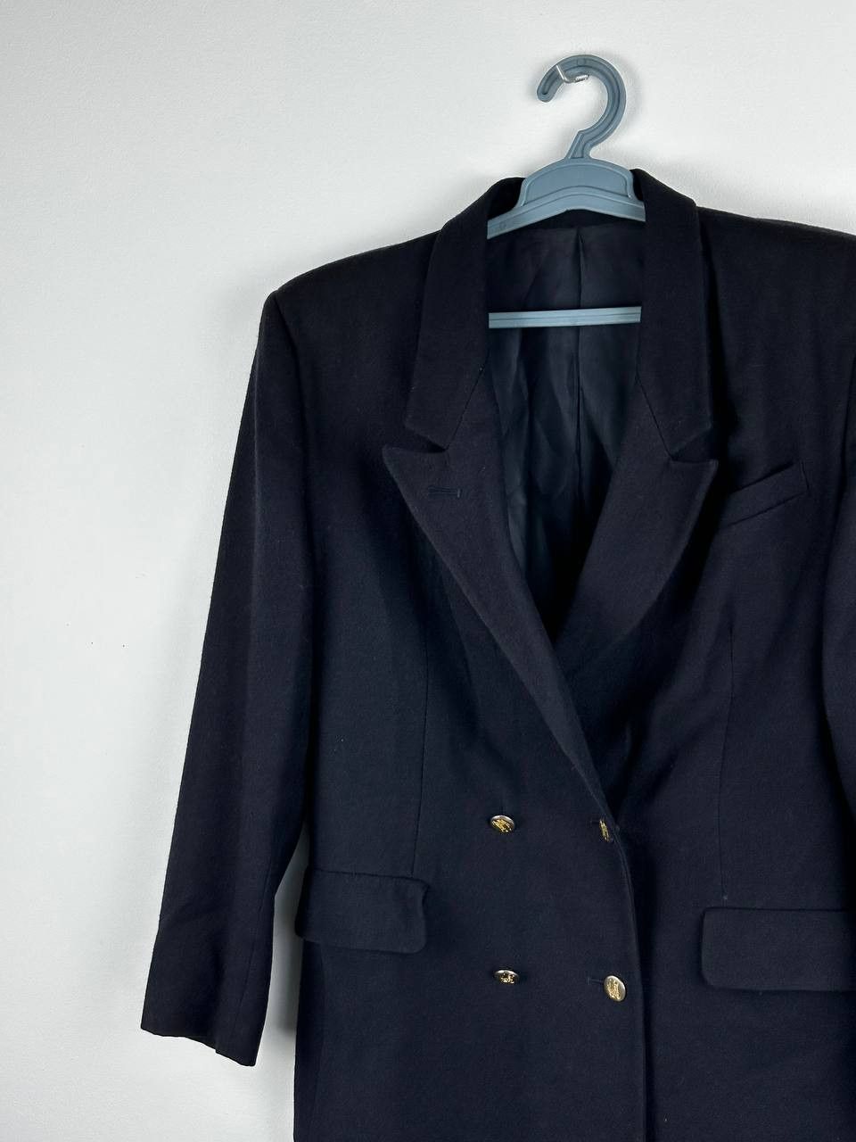 Burberry Burberry Double Breasted Navy Wool Blazer Size US M / EU 48-50 / 2 - 6 Thumbnail