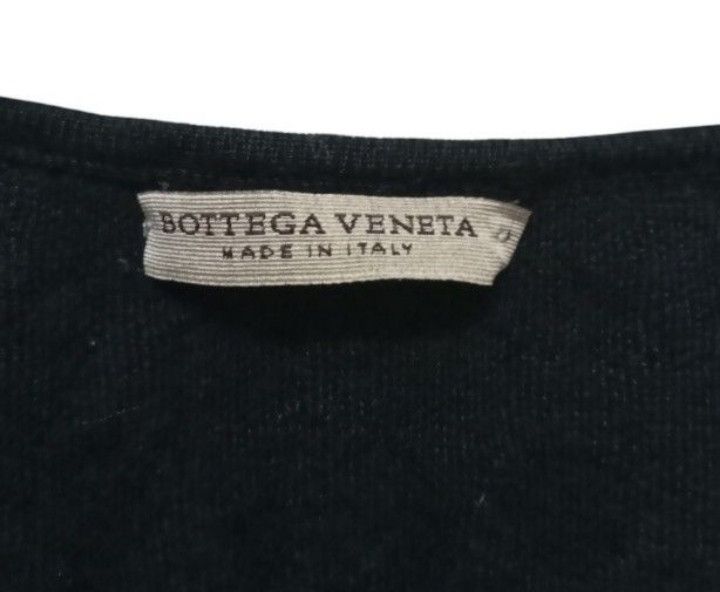 Bottega Veneta Vintage 100% Cashmere Bottega Veneta Black Cardigan Top Size M / US 6-8 / IT 42-44 - 5 Thumbnail