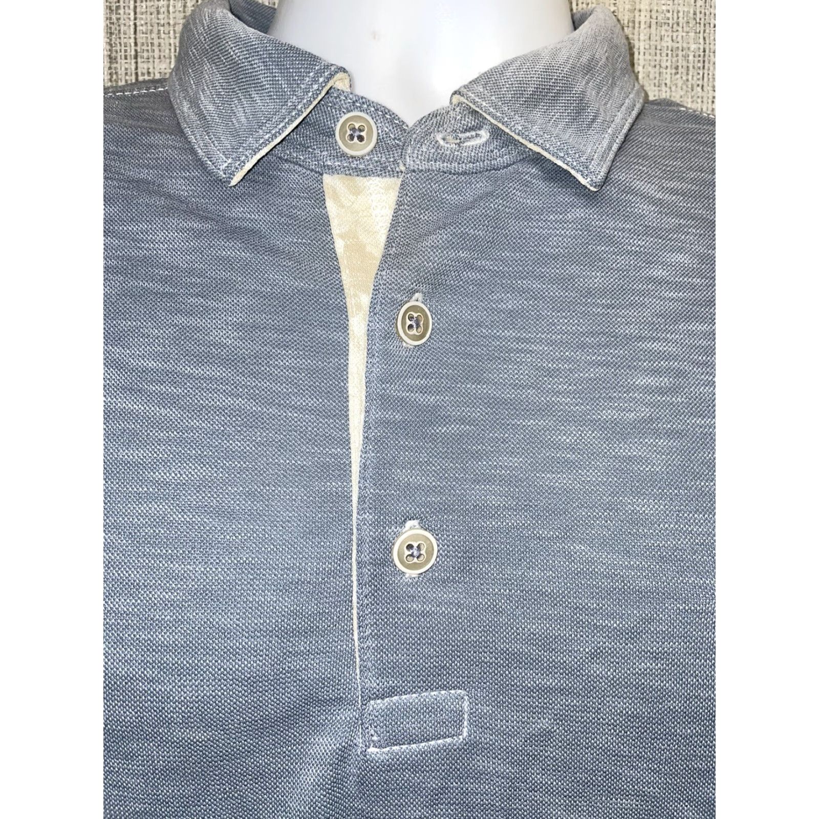 Tommy Bahama Tommy Bahama Polo Mens M Light Blue Golf Polo M Blue Golf Mens Size US M / EU 48-50 / 2 - 2 Thumbnail