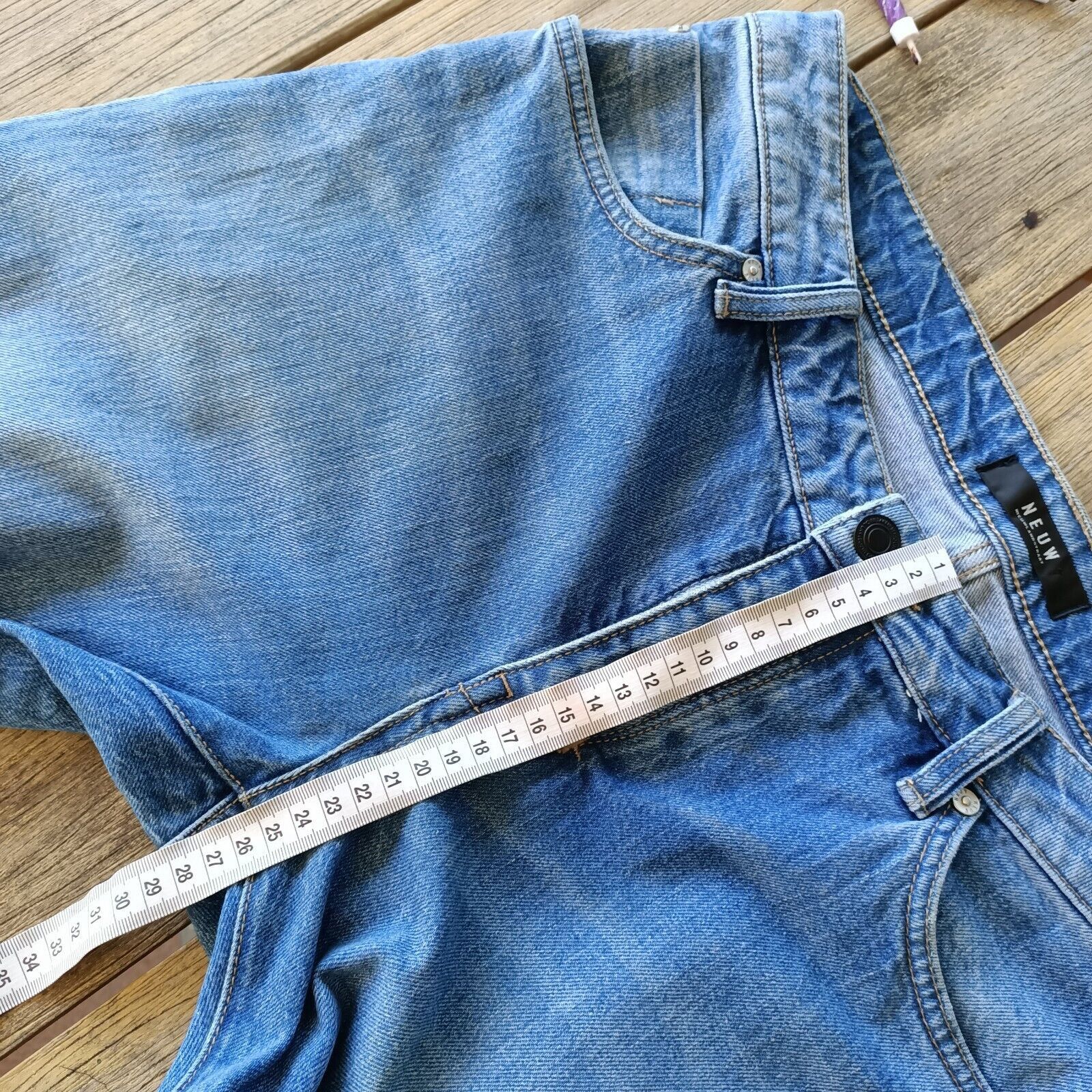 NEUW Denim Neuw Mens Jeans Denim Iggy Skinny Button Fly Stretch Casual Size US 32 / EU 48 - 11 Thumbnail