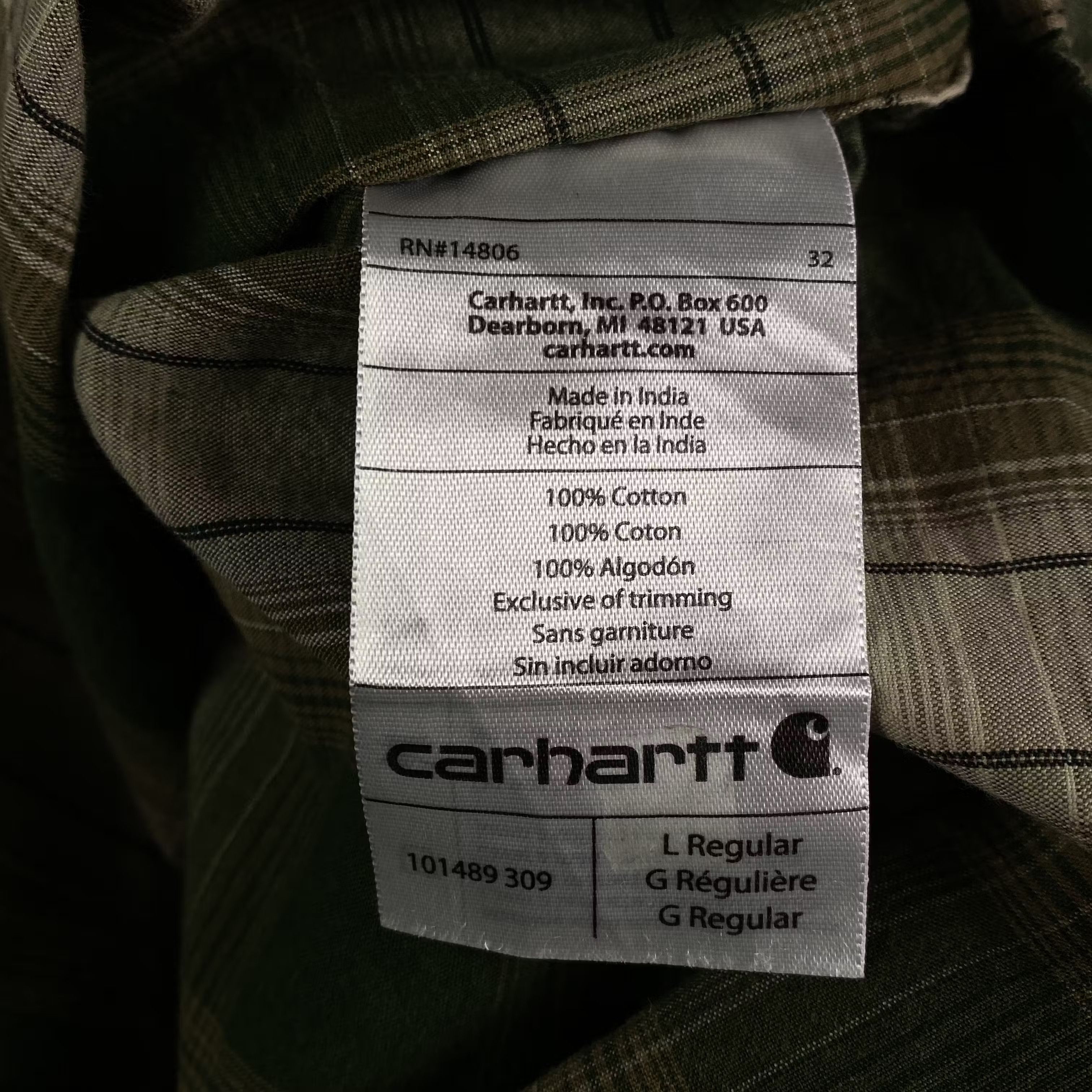 Carhartt × Carhartt Wip × Vintage Men’s Shirt Long Sleeve Carhartt Vintage Size L Size US L / EU 52-54 / 3 - 6 Thumbnail