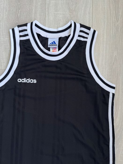 Adidas Vintage Adidas Tank Top Embroidered Logo 3 Stripes Lampas