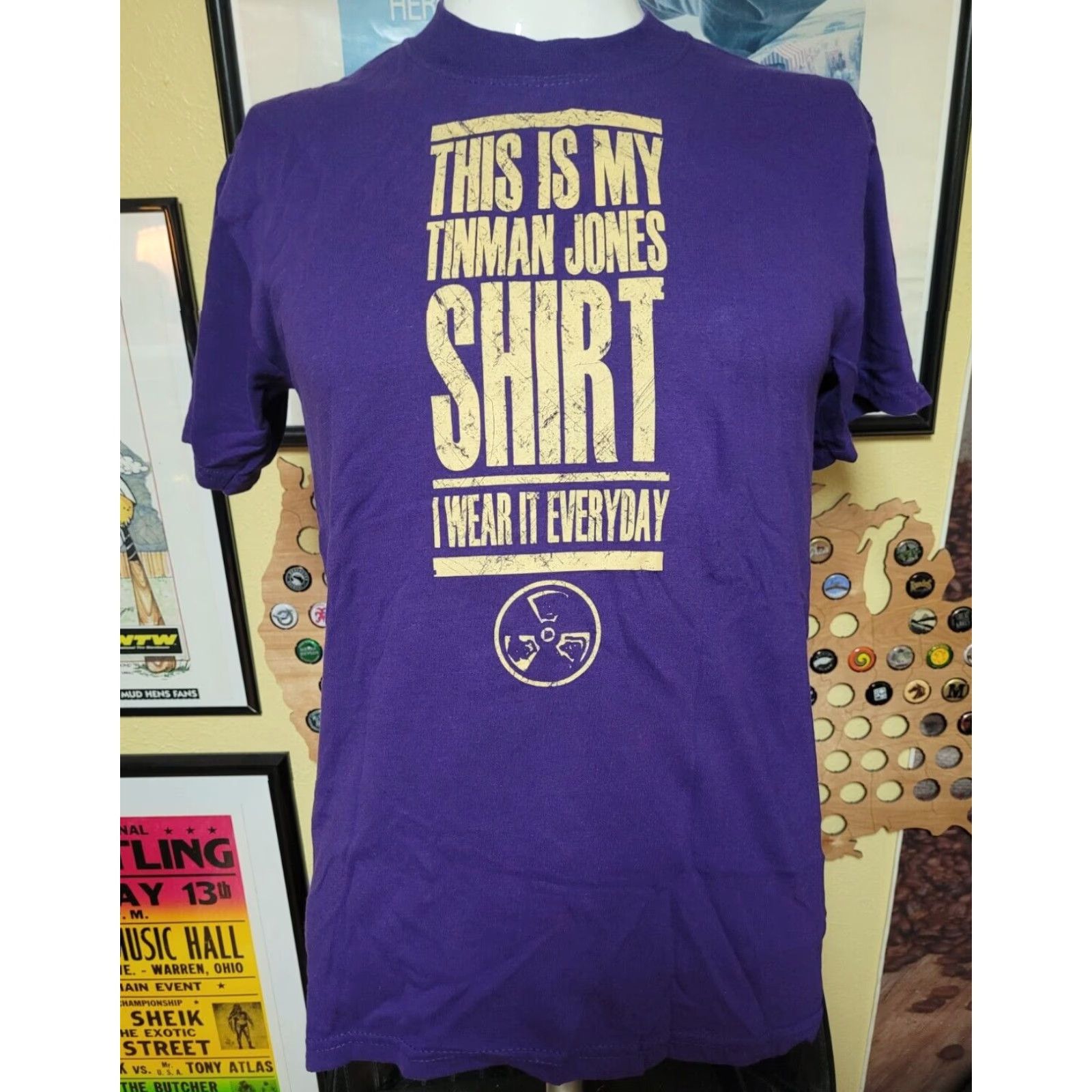 Jerzees VINTAGE Tinman Jones Arkansas Christian Rock Band T Shirt Small Signed Autographed Shirt Mens S Purple 00s Band Music Graphic Tee Jerzees Size US S / EU 44-46 / 1 - 2 Thumbnail