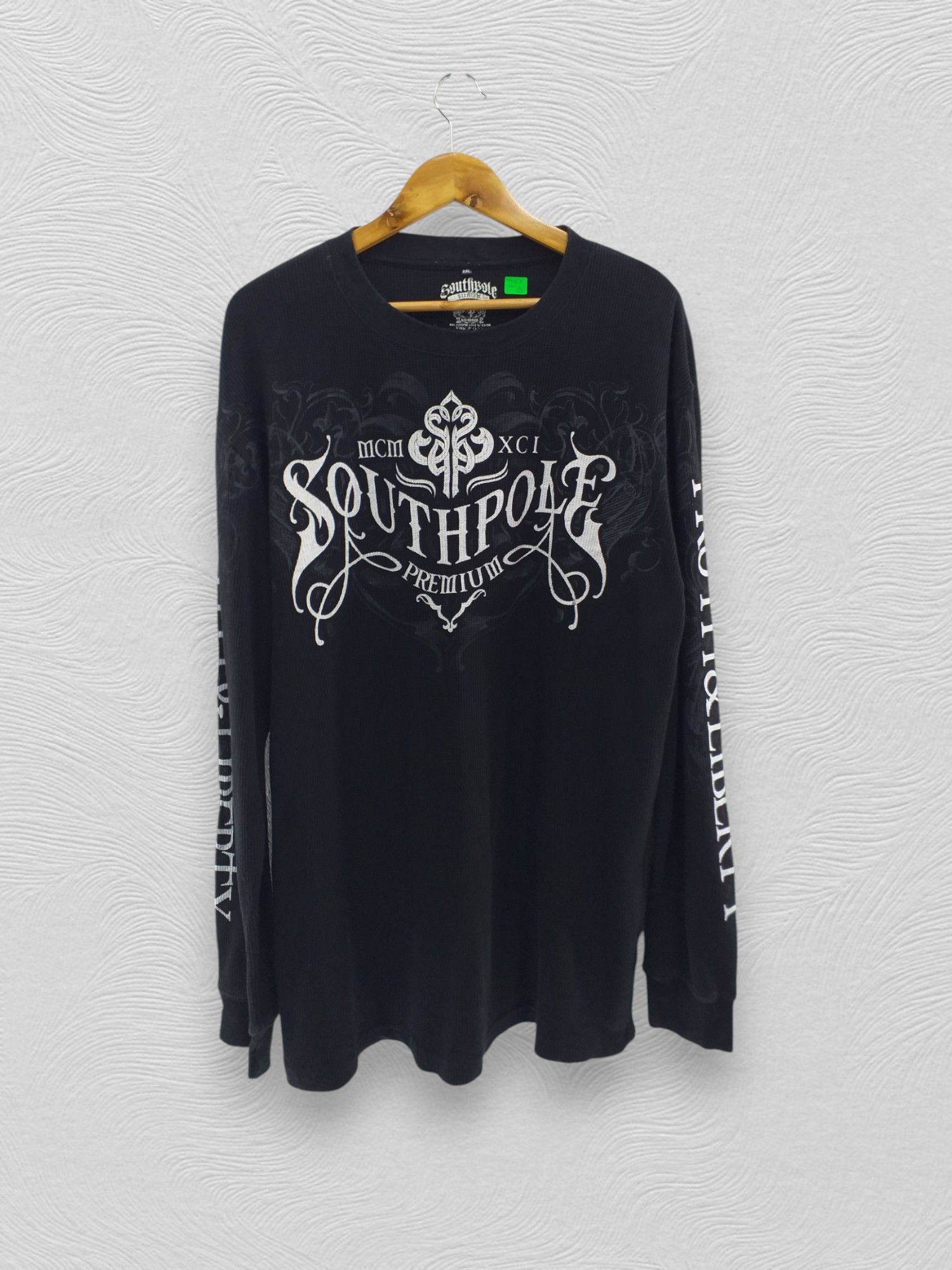 Rap Tees Graphic Southpole Big Logo Long Sleeve t-shirt -A083 Size US XL / EU 56 / 4 - 1 Thumbnail