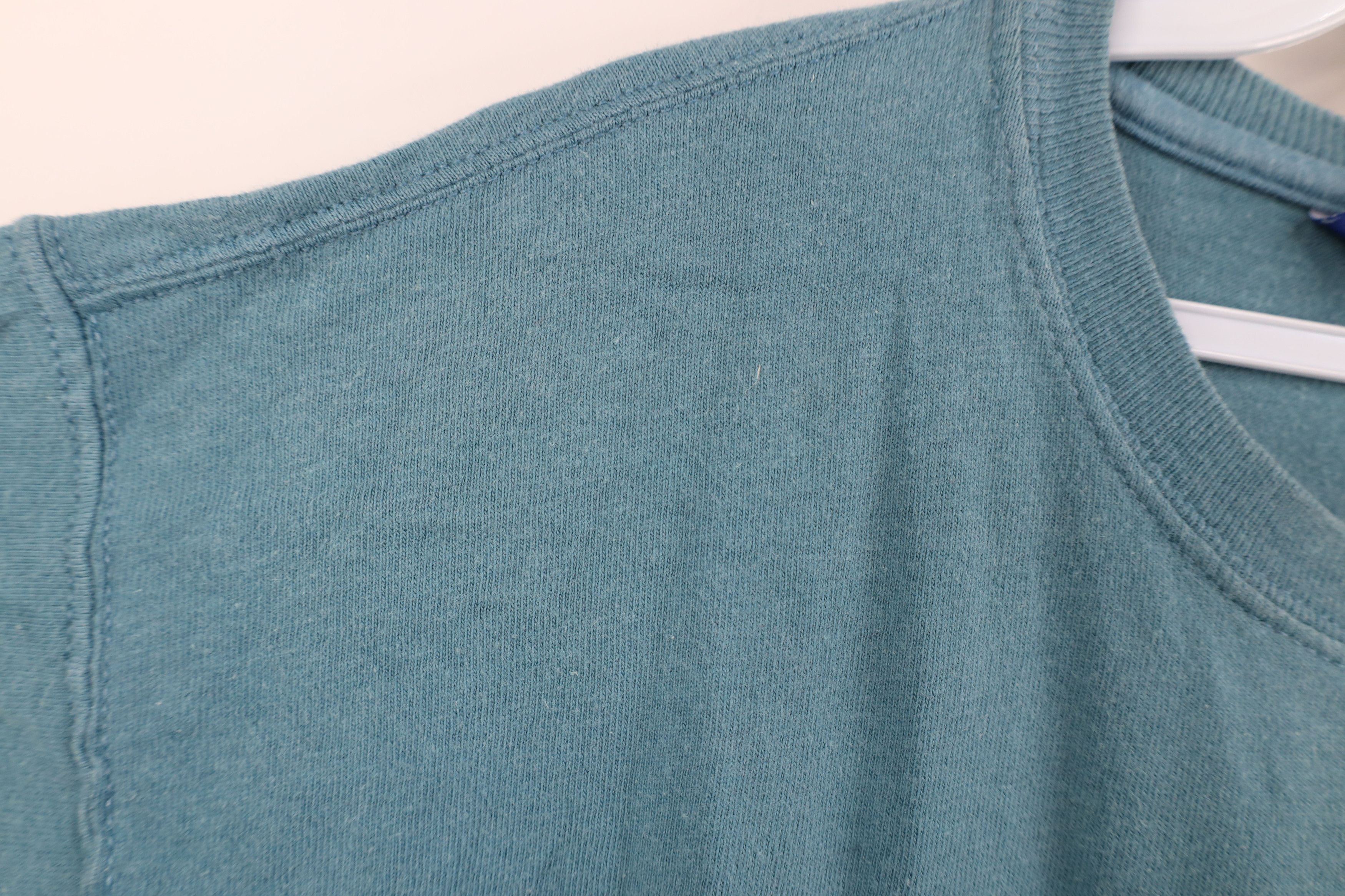 Champion Vintage 90s Champion Faded Classic Logo T-Shirt Teal Cotton Size US L / EU 52-54 / 3 - 6 Thumbnail