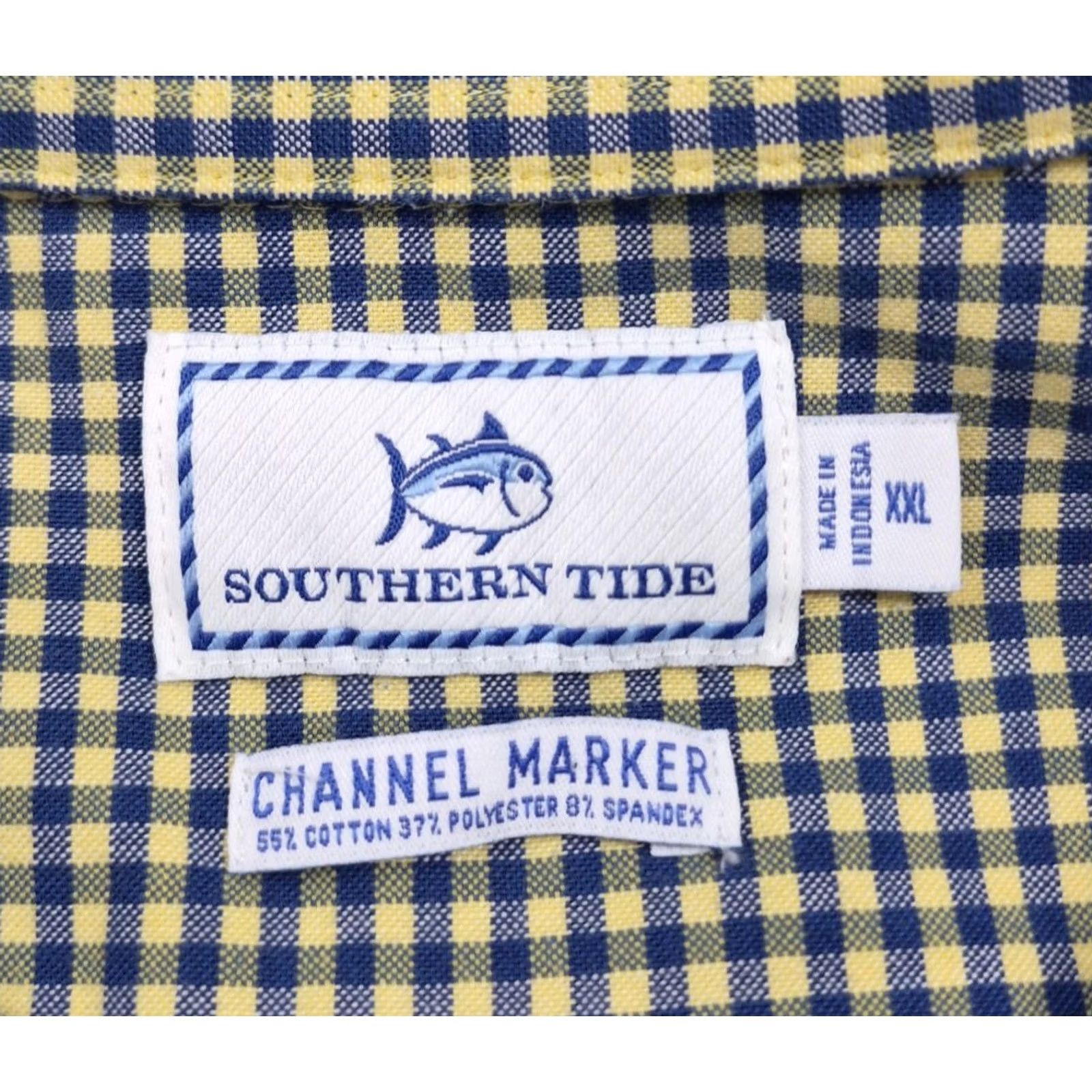 Southern Tide Southern Tide Button Up Shirt Mens 2XL Blue Check Long Sleeve Size US XXL / EU 58 / 5 - 5 Thumbnail