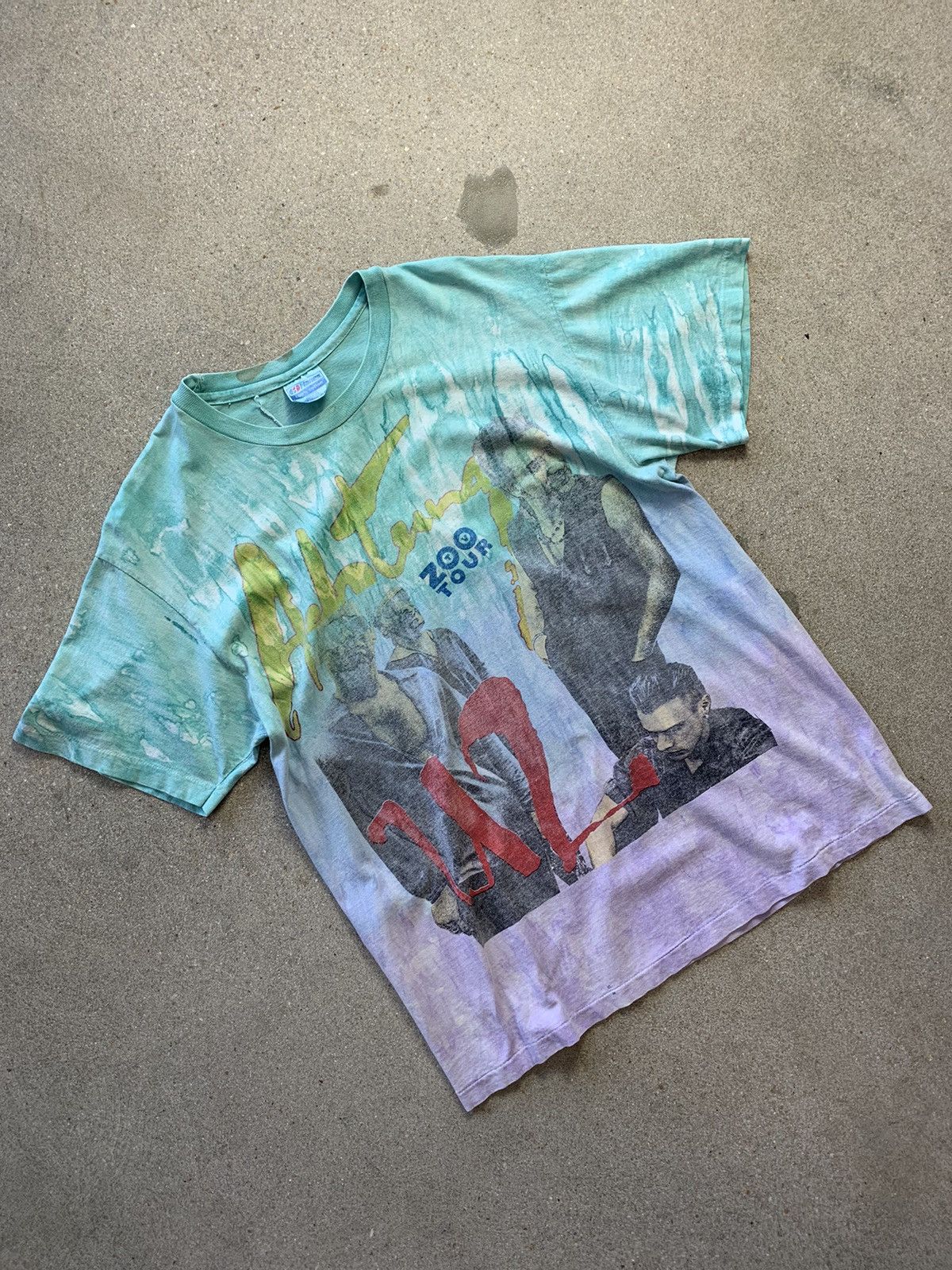 Band Tees × Vintage VTG 1992 U2 Sold Out Broadcast SS LARGE Size US L / EU 52-54 / 3 - 1 Thumbnail