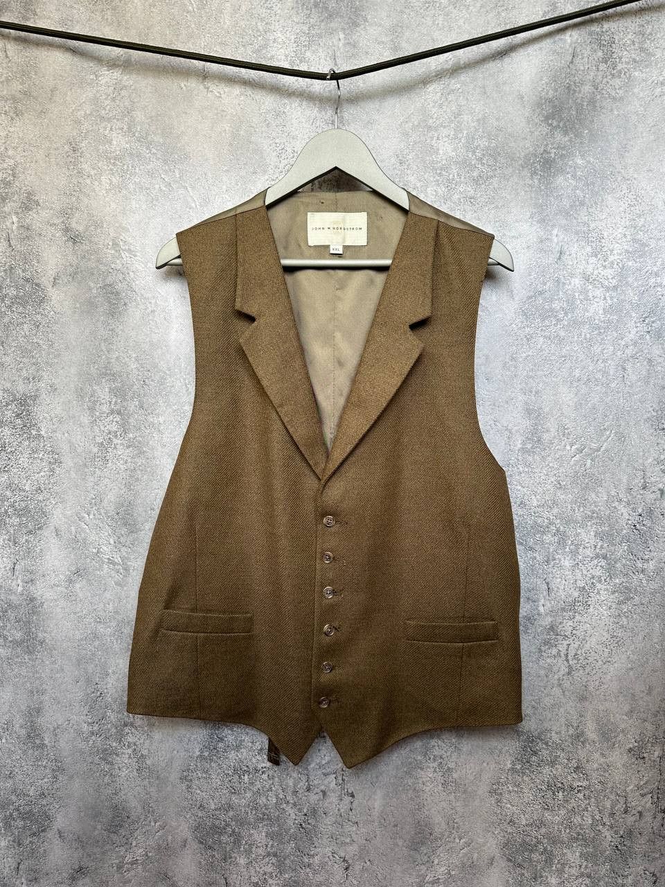 Nordstrom John W. Nordstrom Wool Cashmere Vest USA Vintage Classic Size 54R - 1 Thumbnail