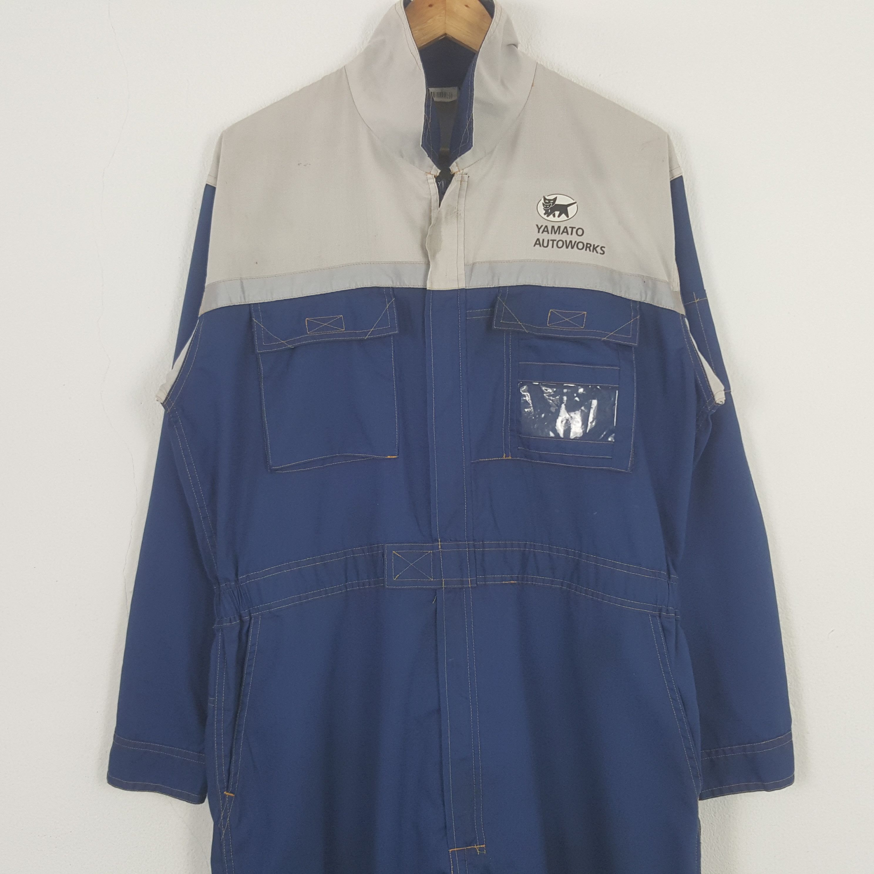 Japanese Brand Vintage Yamato Autoworks Japanese Coverall Jacket C300N3 Size US M / EU 48-50 / 2 - 5 Thumbnail