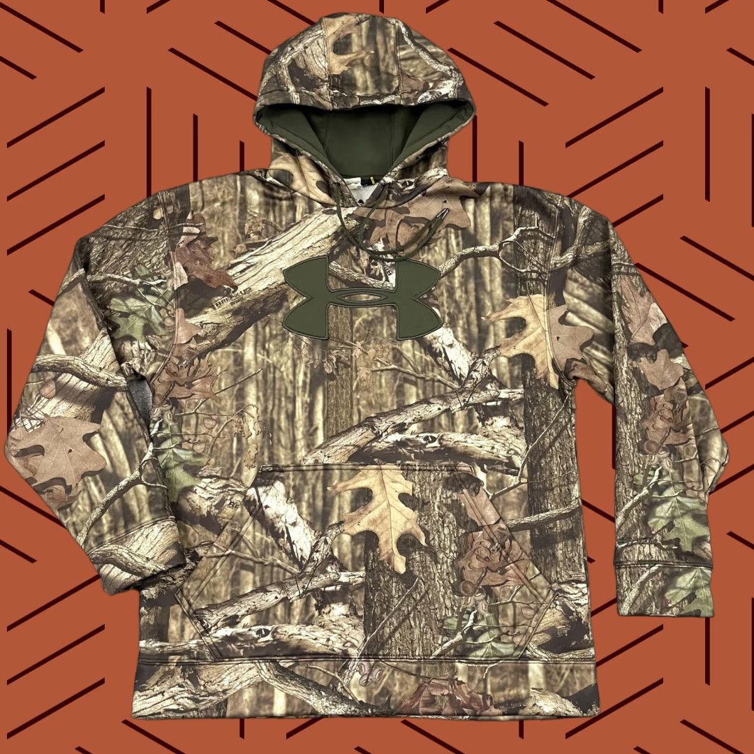 Under Armour Under Armour Hoodie Mens Medium Mossy Oak Break Up Infinity Camo Hunting Outdoor Size US M / EU 48-50 / 2 - 1 Thumbnail
