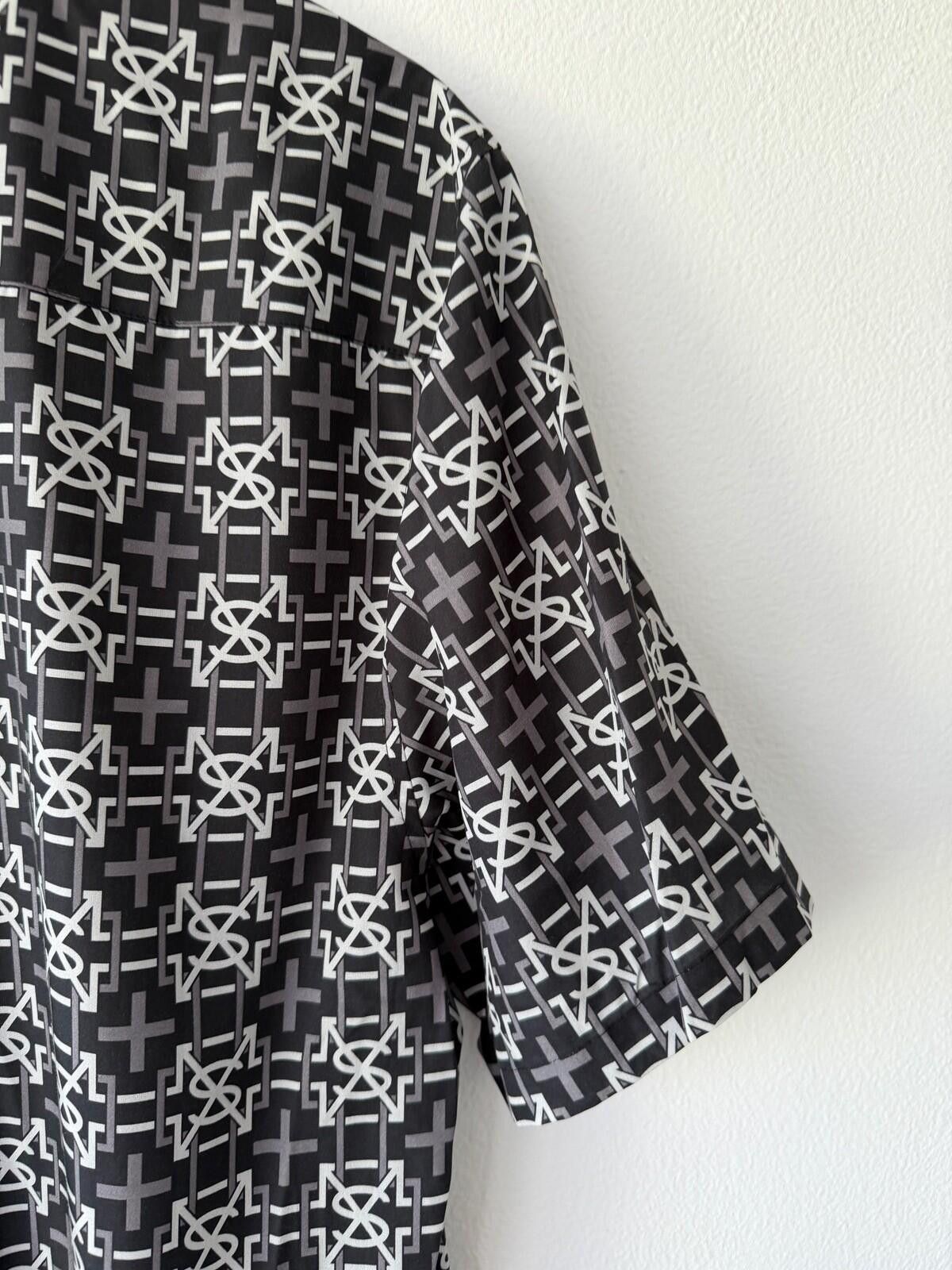 Ksubi new ksubi medium short sleeve resort shirt plus logo black Size US M / EU 48-50 / 2 - 8 Thumbnail