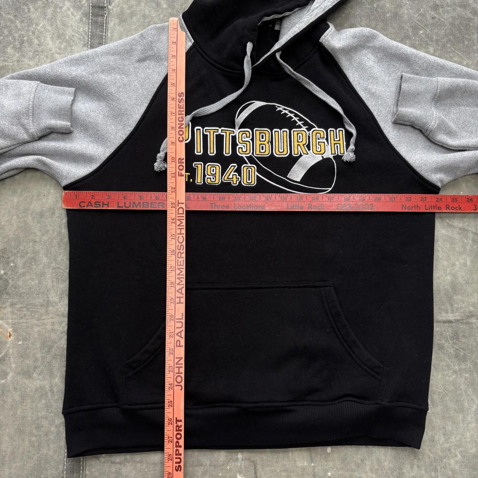 NFL Vintage Y2K Pittsburgh Steelers NFL Embroidered Sport Hoodie Size US L / EU 52-54 / 3 - 4 Thumbnail