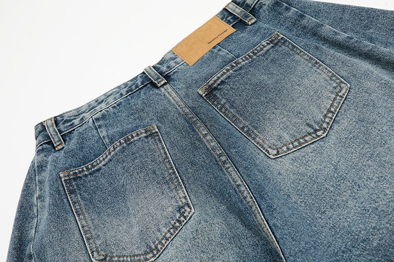 Japanese Brand American casual loose-fitting curved denim shorts Size US 32 / EU 48 - 4 Thumbnail