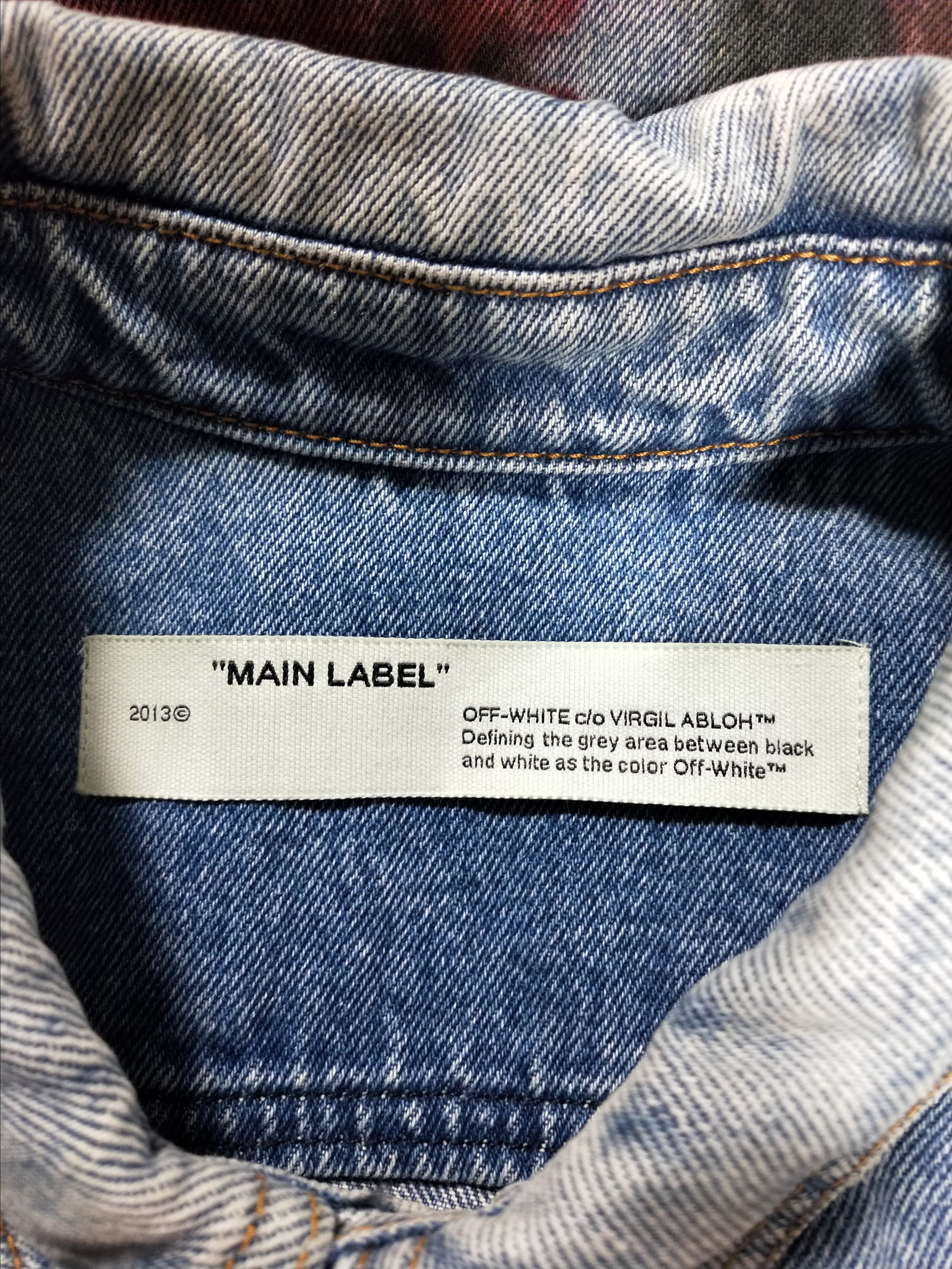 Off-White Doodle Arrow Denim Shirt Size US M / EU 48-50 / 2 - 4 Thumbnail