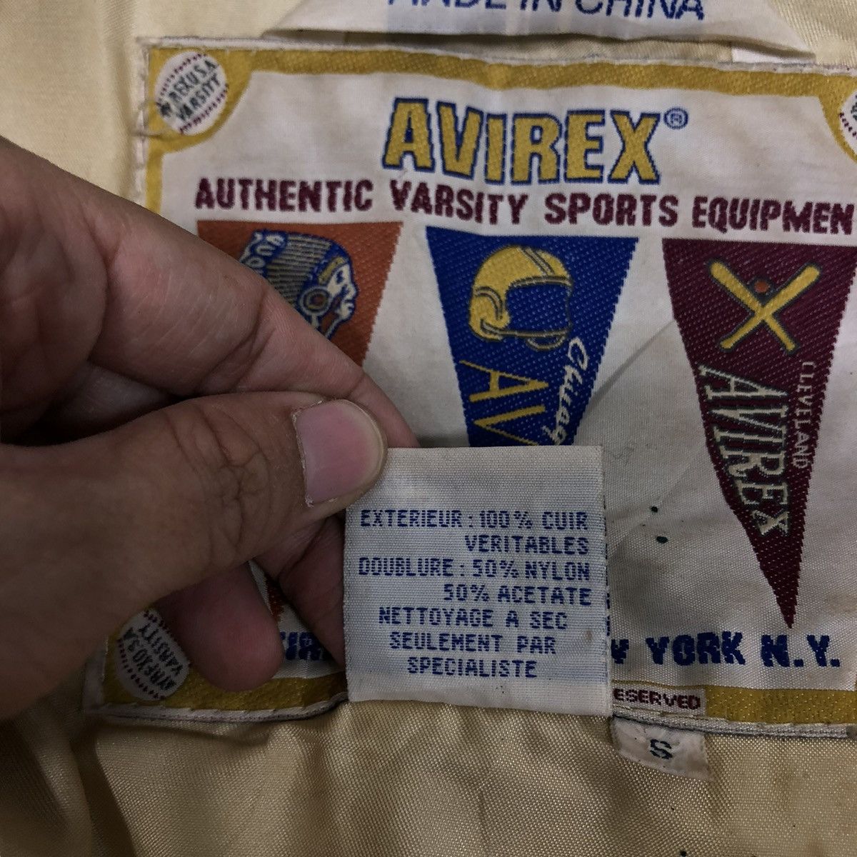 Avirex 🔥80’s Vintage Avirex Leather Varsity Jacket Size US S / EU 44-46 / 1 - 16 Thumbnail