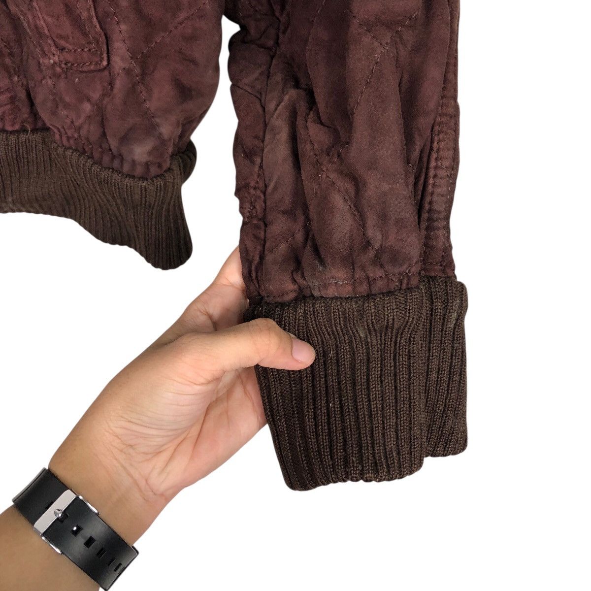 Salvatore Ferragamo 📌Vintage Genuine Leather Jacket Salvatore Ferragamo Italy Size US M / EU 48-50 / 2 - 16 Thumbnail