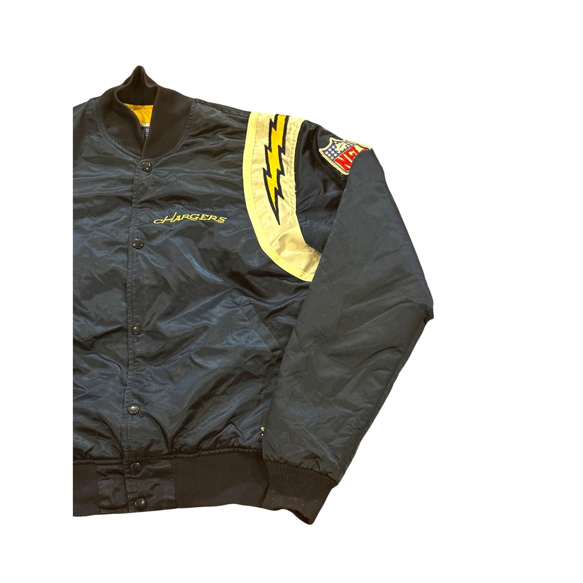 Starter Vintage Rare 80s Starter San Diego Chargers NFL Satin Bomber Size US M / EU 48-50 / 2 - 4 Thumbnail