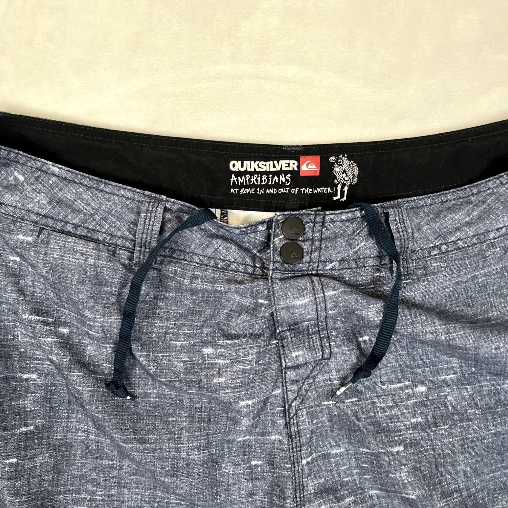Quiksilver Quiksilver Amphibians Shorts Mens 38 Blue Hybrid Chino Boardshort 9 Inseam Surf Size US 38 / EU 54 - 3 Thumbnail