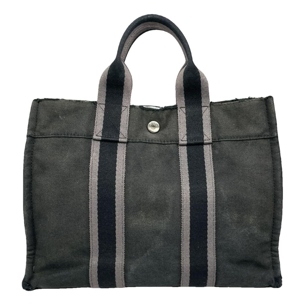 Other Hermès Black Cotton Handbag Size ONE SIZE - 1 Thumbnail