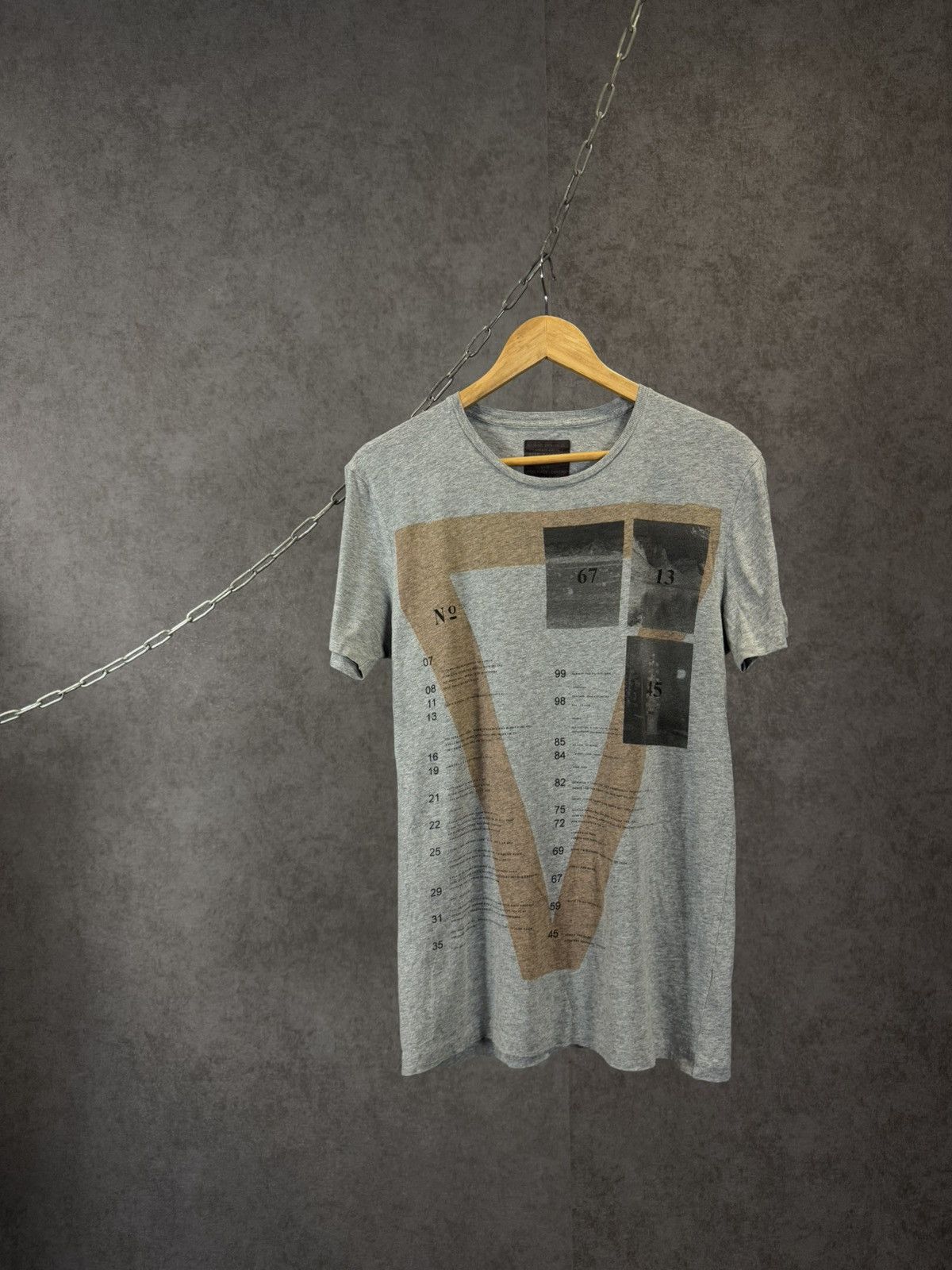 Allsaints art designer overprinted tee