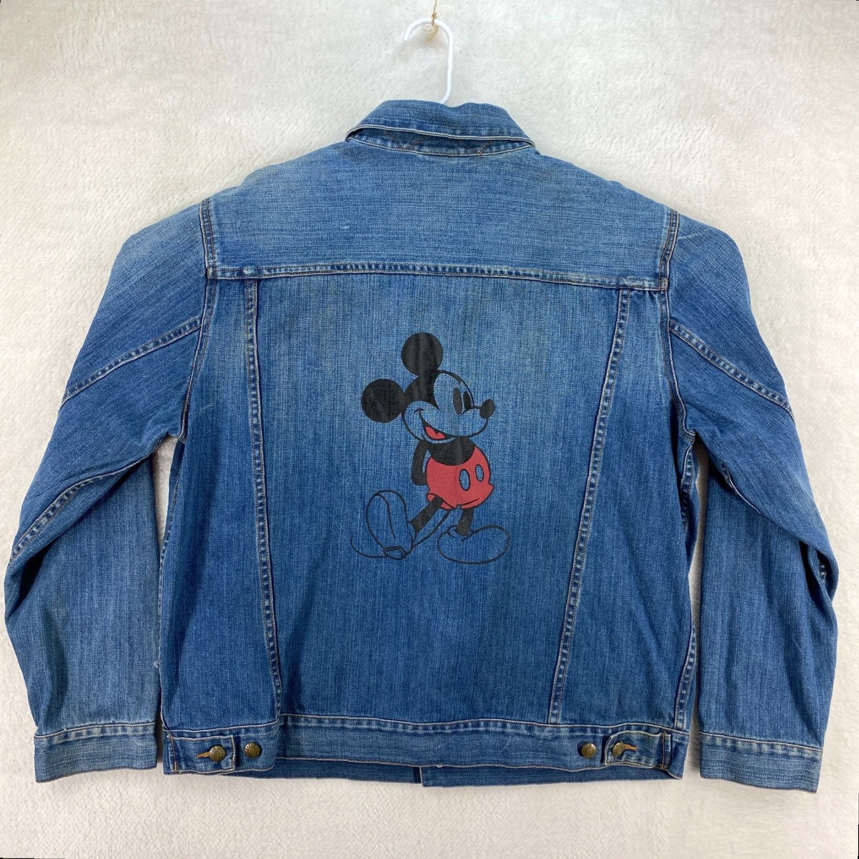 Disney Walt Disney World Embroidered Mickey Mouse Blue Denim Jacket Adult Size XL Size XL / US 12-14 / IT 48-50 - 2 Thumbnail