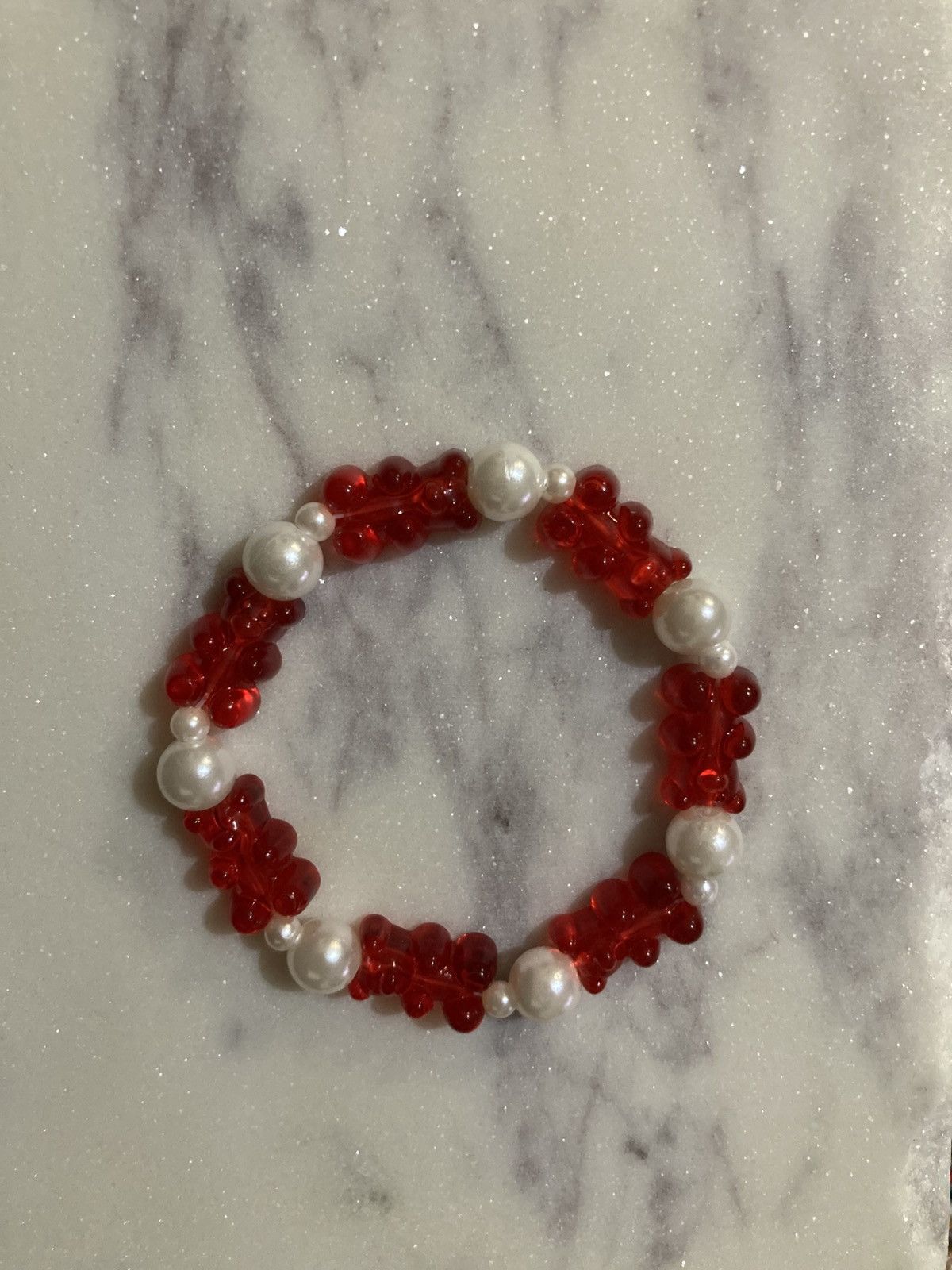 Other Red gummie bear beaded bracelet Size ONE SIZE - 1 Preview