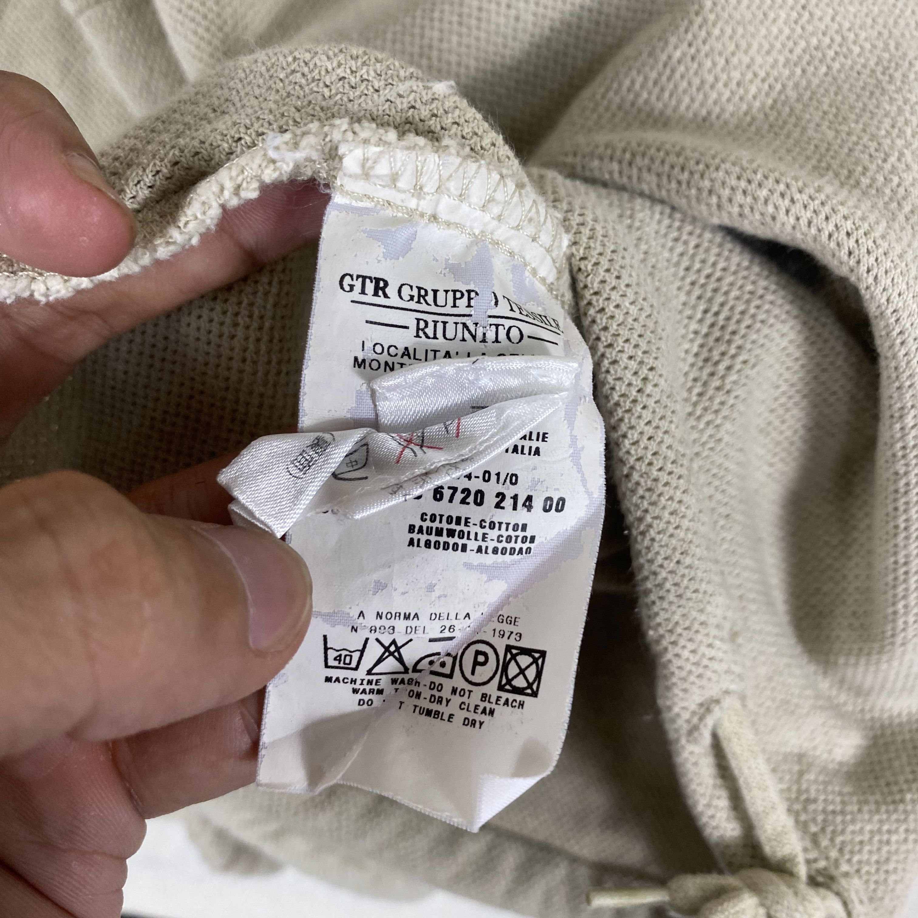 Krizia Uomo 💥 KRIZIA WORLD SOFT BIEGE NETTING HOODED Size US L / EU 52-54 / 3 - 9 Thumbnail