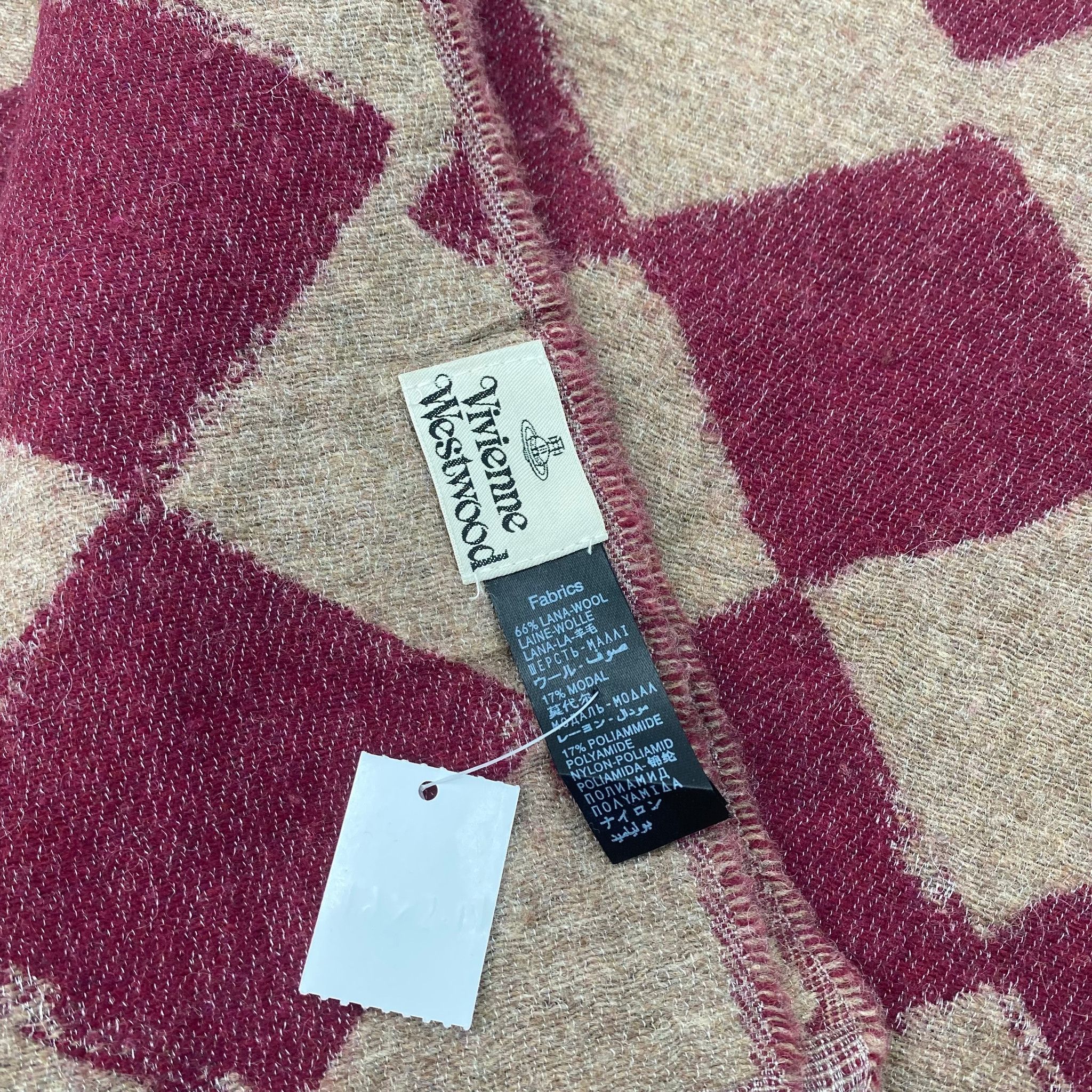 Vivienne Westwood Vintage Vivienne Westwood Scarf Wool Orbs Argyle Scarves Size ONE SIZE - 5 Thumbnail