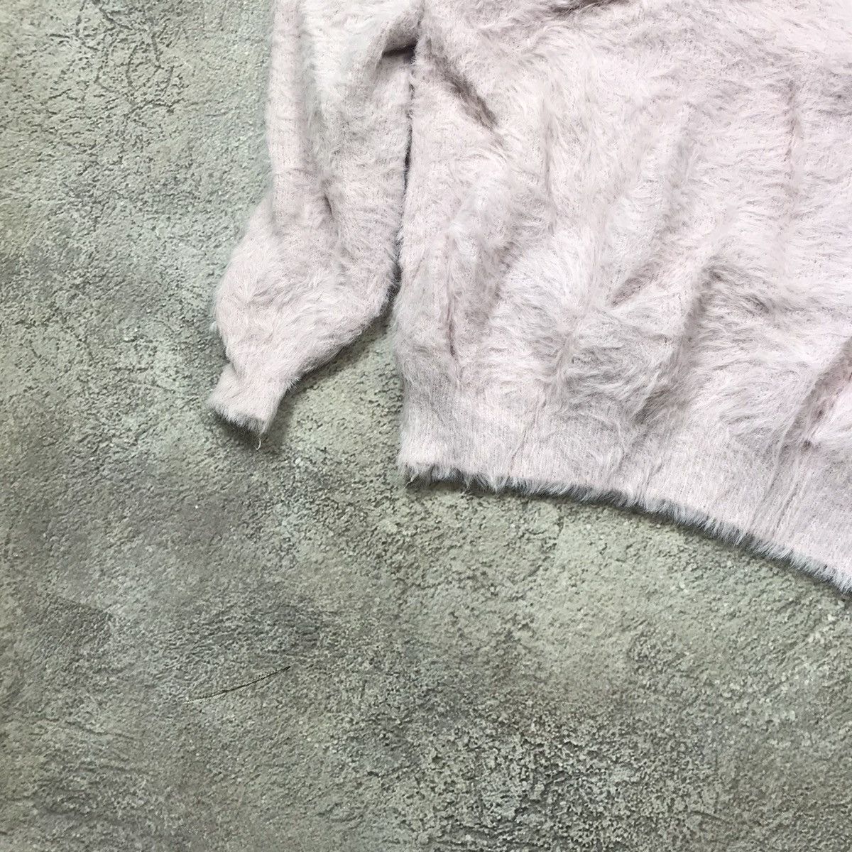 Vintage Vintage Y2K ABSTRACT MOHAIR SWEATER Knitted Oversized 90s Size M / US 6-8 / IT 42-44 - 4 Thumbnail