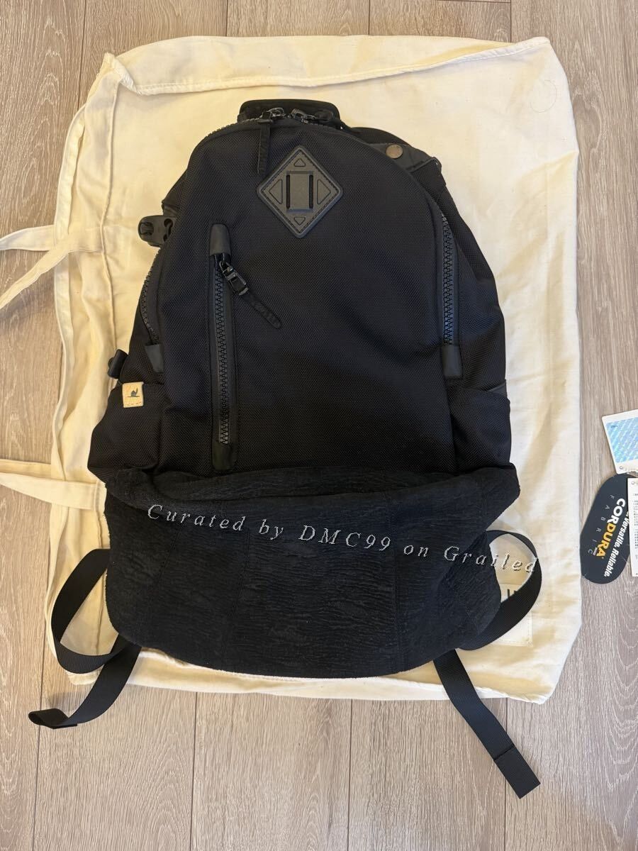 Visvim Visvim 08AW 20L BALLISTIC SHAKER PATCHWORK BACKPACK BLACK