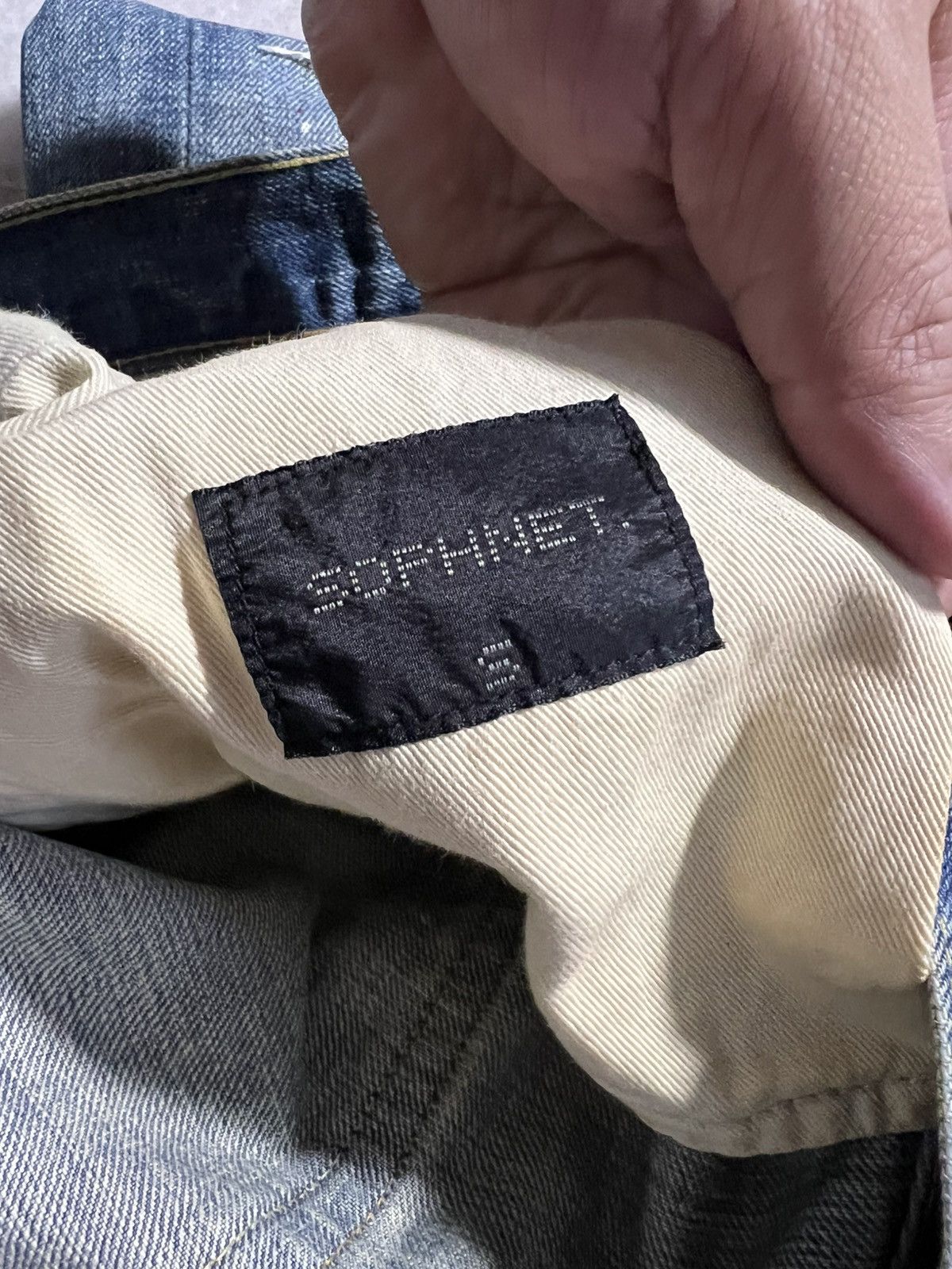 If Six Was Nine × Seditionaries × Sophnet. 💥Rare💥Vintage Sophnet. Painter Ripped Backle Back Jeans Size US 32 / EU 48 - 19 Thumbnail