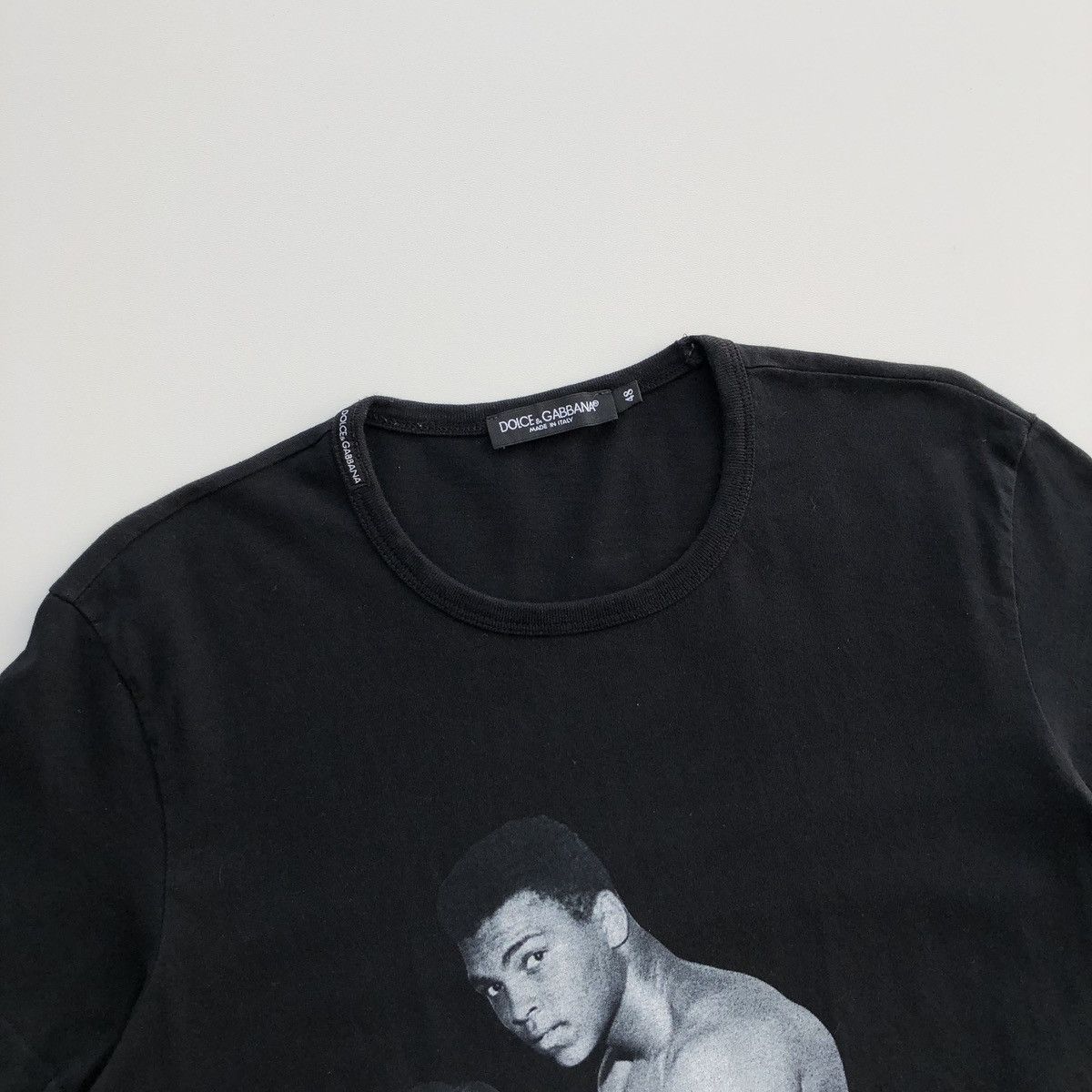Designer × Dolce & Gabbana Dolce & Gabbana Muhammad Ali Butterfly Slim Fit T-Shirt Rare Size US M / EU 48-50 / 2 - 2 Thumbnail