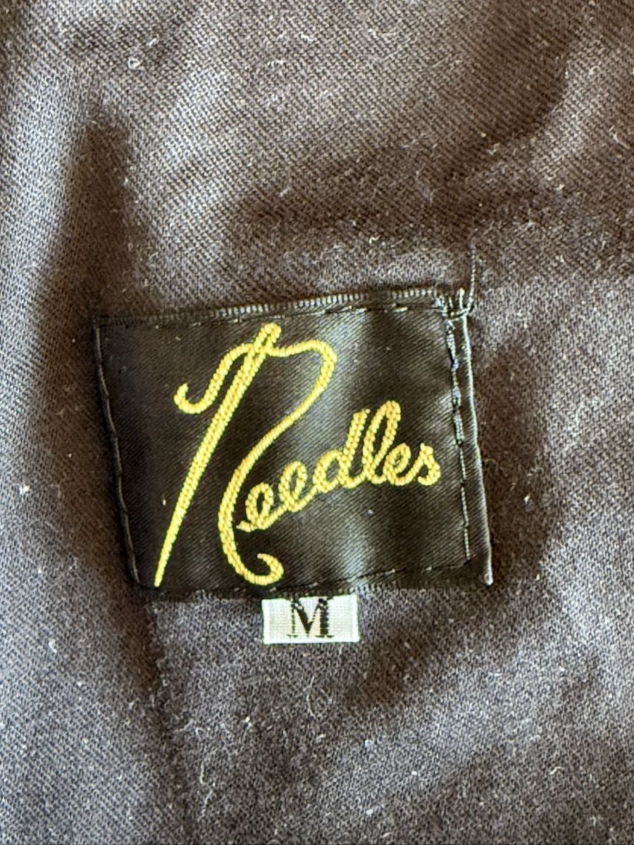 Needles Needles wool side tab trousers with motif Size US 32 / EU 48 - 3 Thumbnail