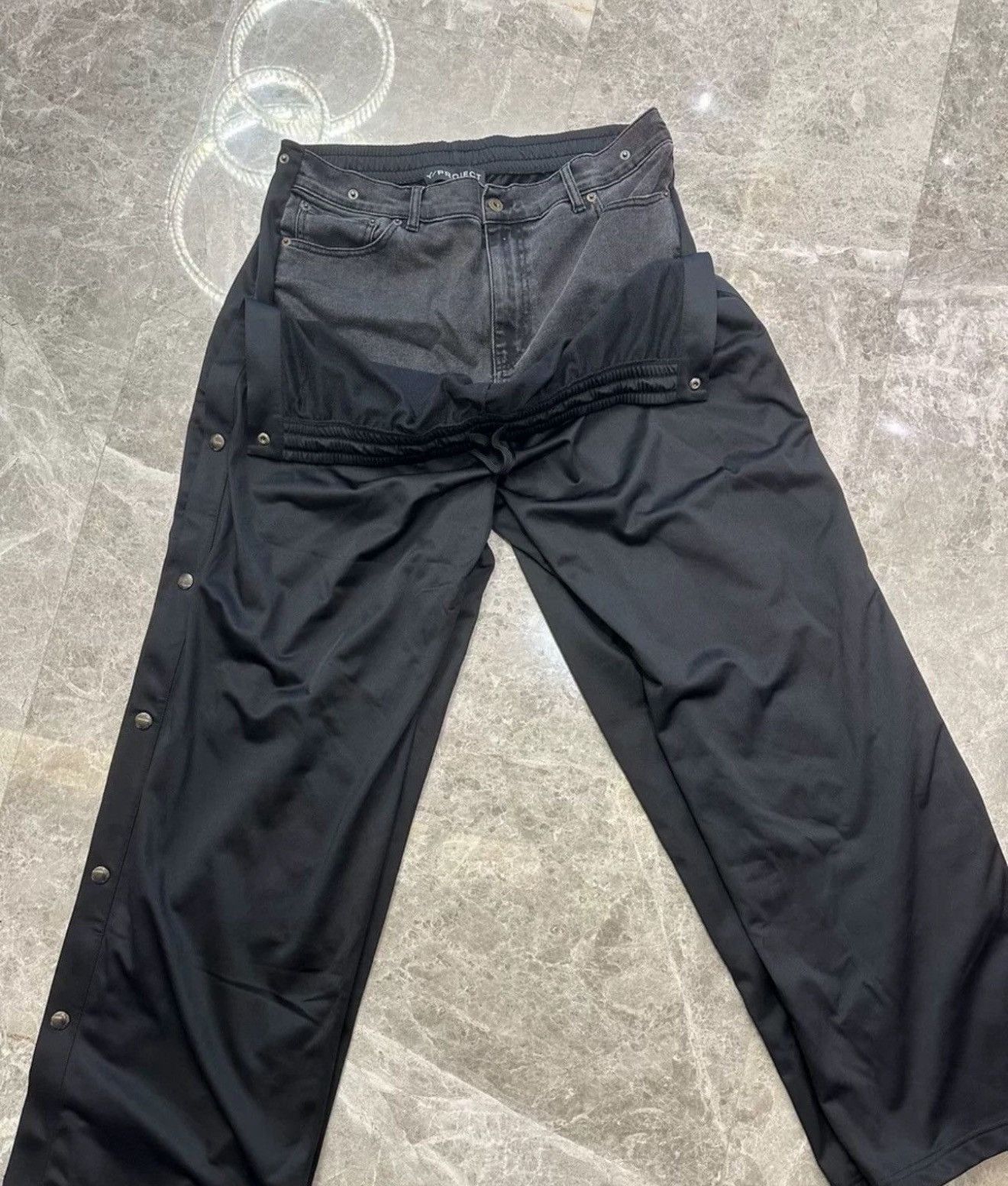 Y/Project Y project double waist causl denim pants Size US 34 / EU 50 - 2 Thumbnail