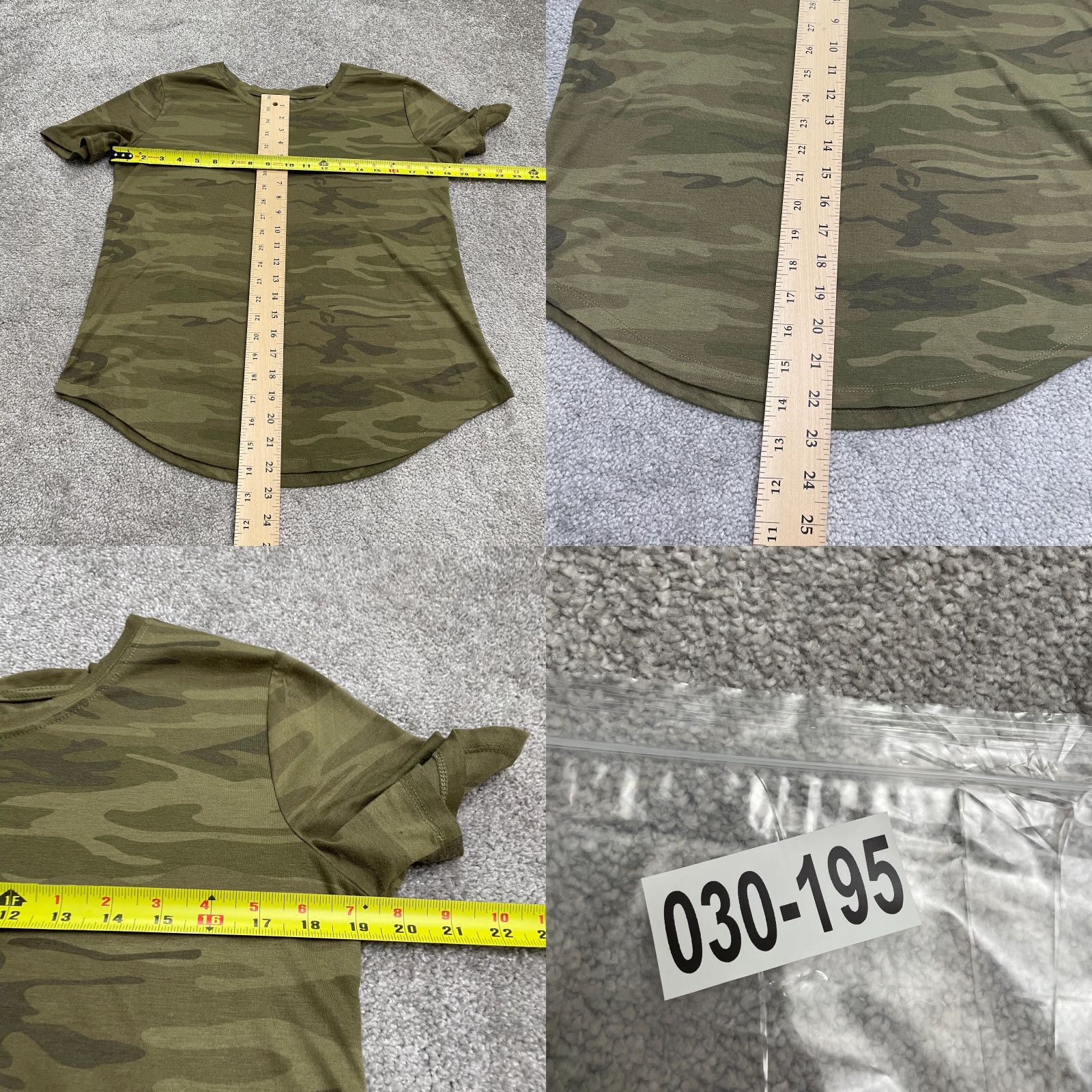 Vintage Cold Crush T-Shirt Womens L Green Camouflage Short Sleeve Casual Tee Size L / US 10 / IT 46 - 8 Thumbnail