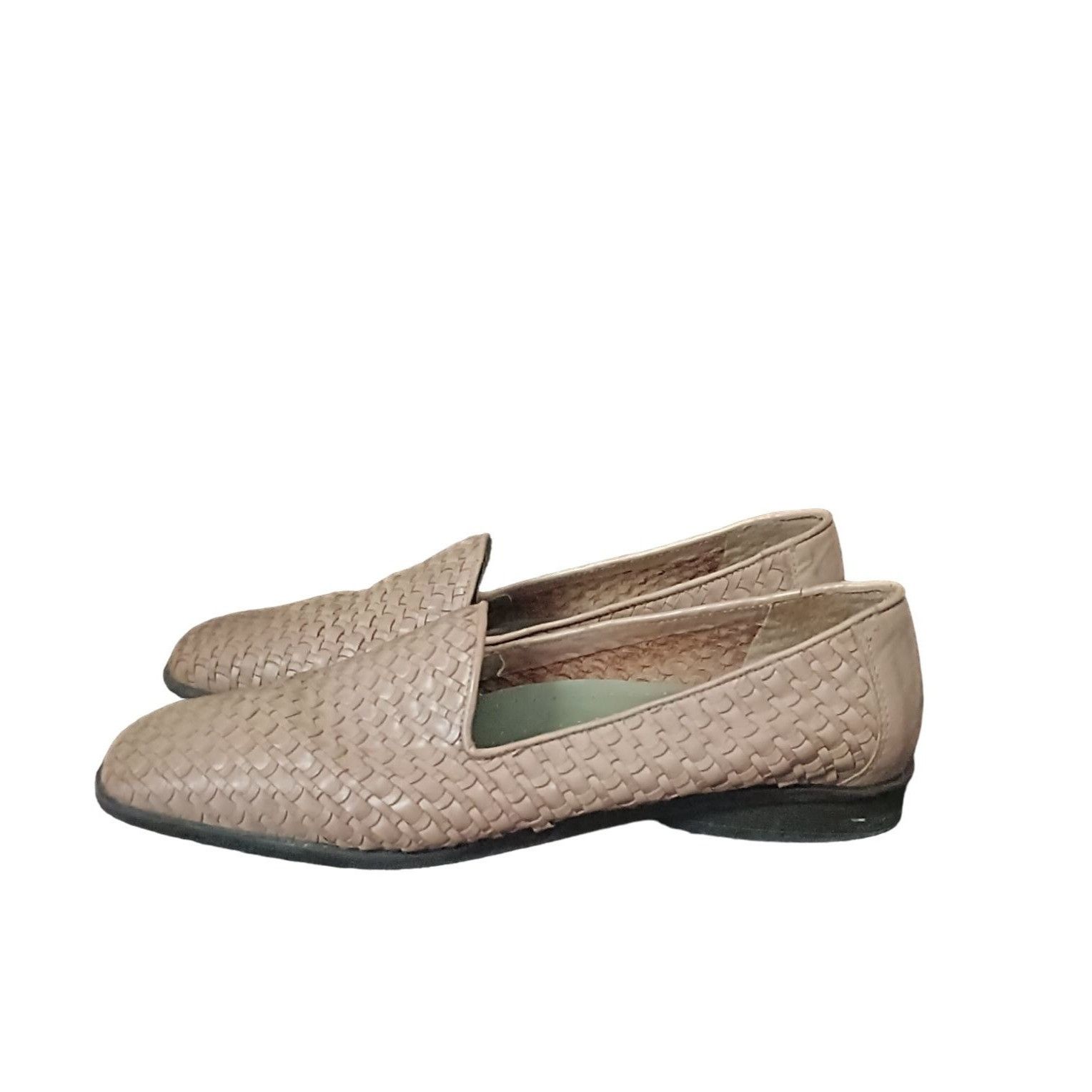 St. Johns Bay St. Johns Bay Ruby Beige Ivory Woven Leather Flat shoes Size US 9 / IT 39 - 3 Thumbnail