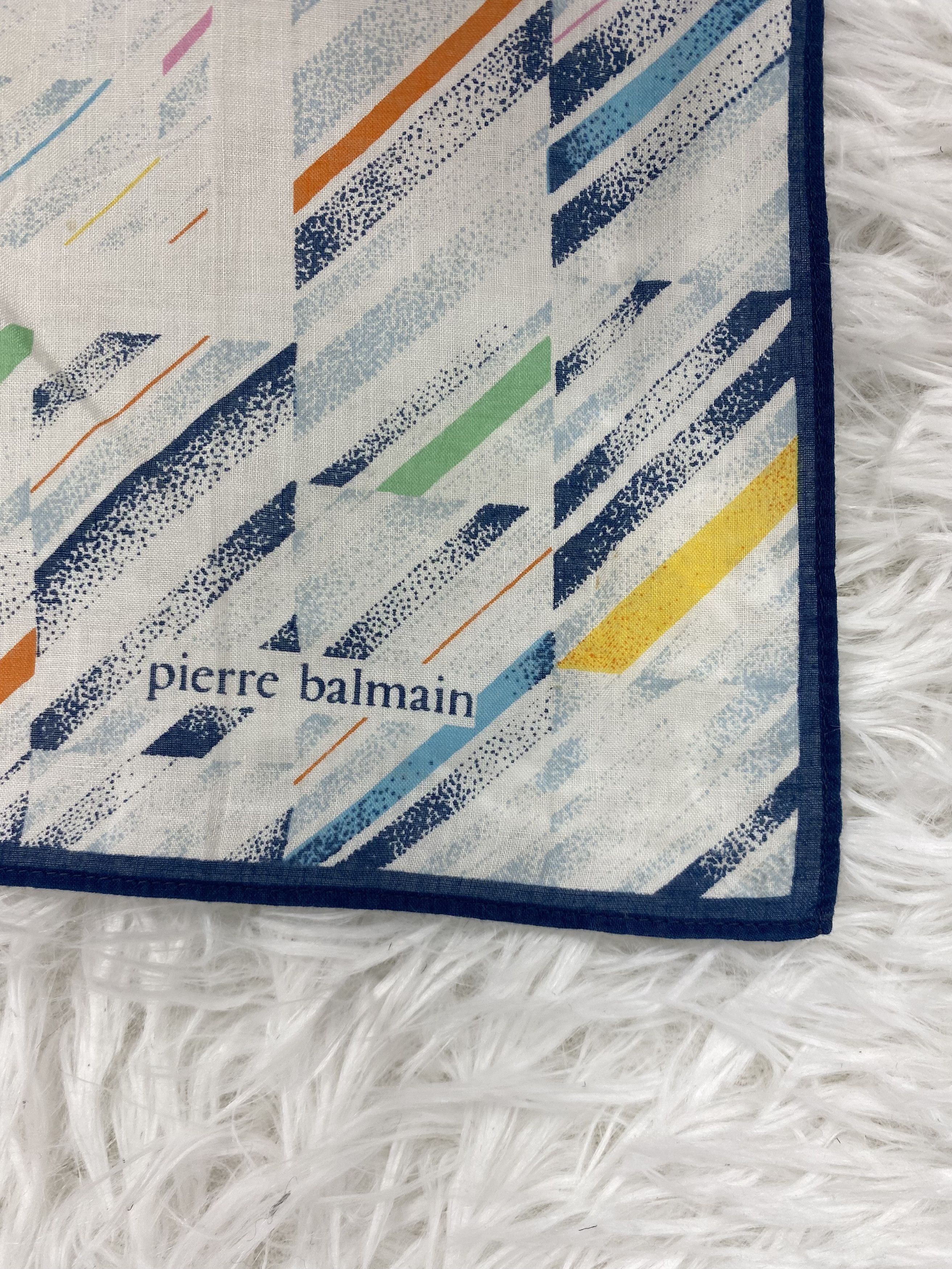 Pierre Balmain Vintage Pierre Balmain Handkerchief Neckerchief PH0204 Size ONE SIZE - 6 Thumbnail
