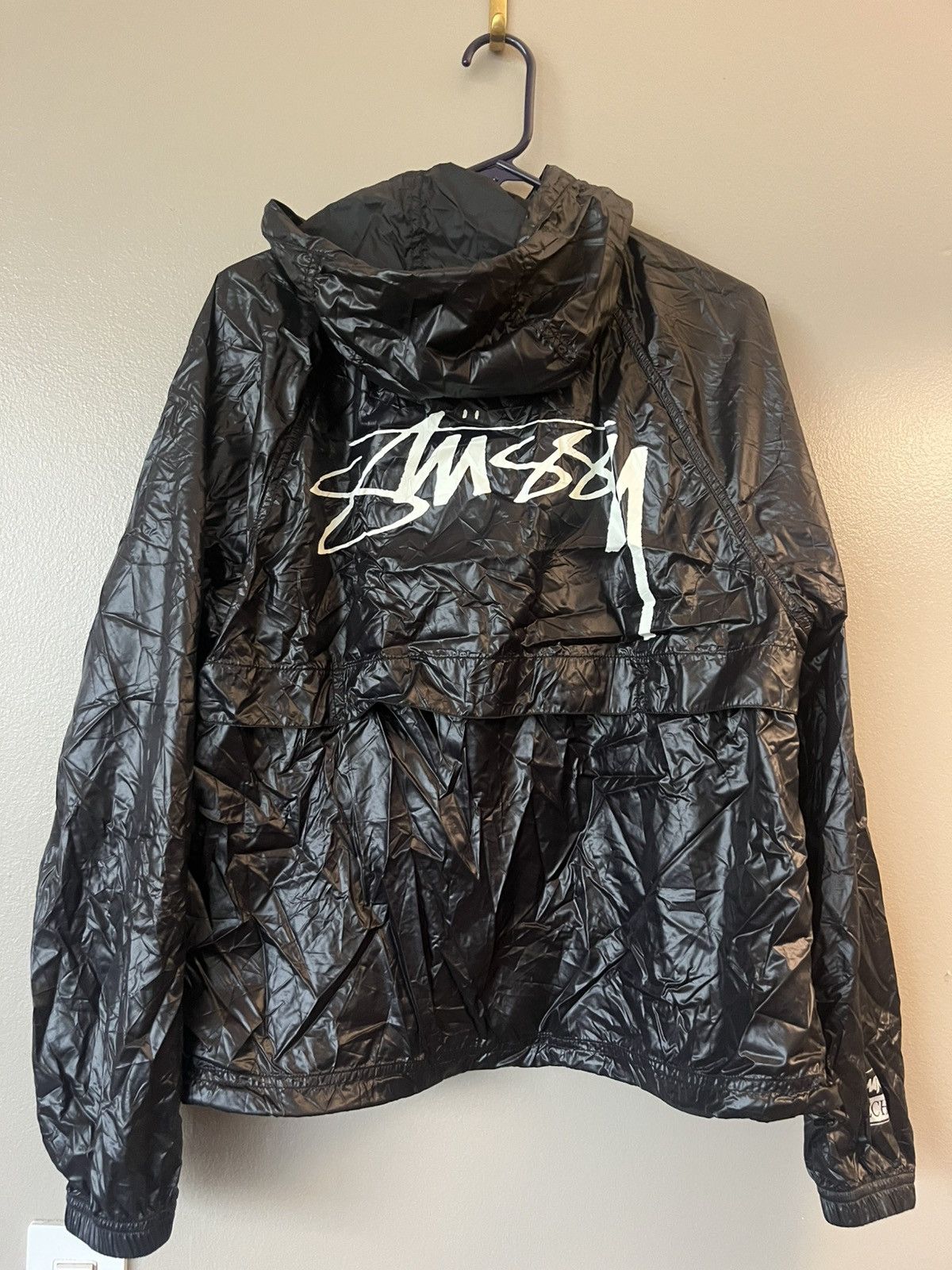Stussy GUAM ブラックジャケット S Stussy Rare New Stussy Guam M zip up hoodie Storm Blue