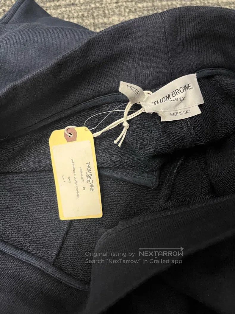 Thom Browne Thom Browne size 4 Side-Striped Sports Sweatpants Size US 32 / EU 48 - 7 Thumbnail