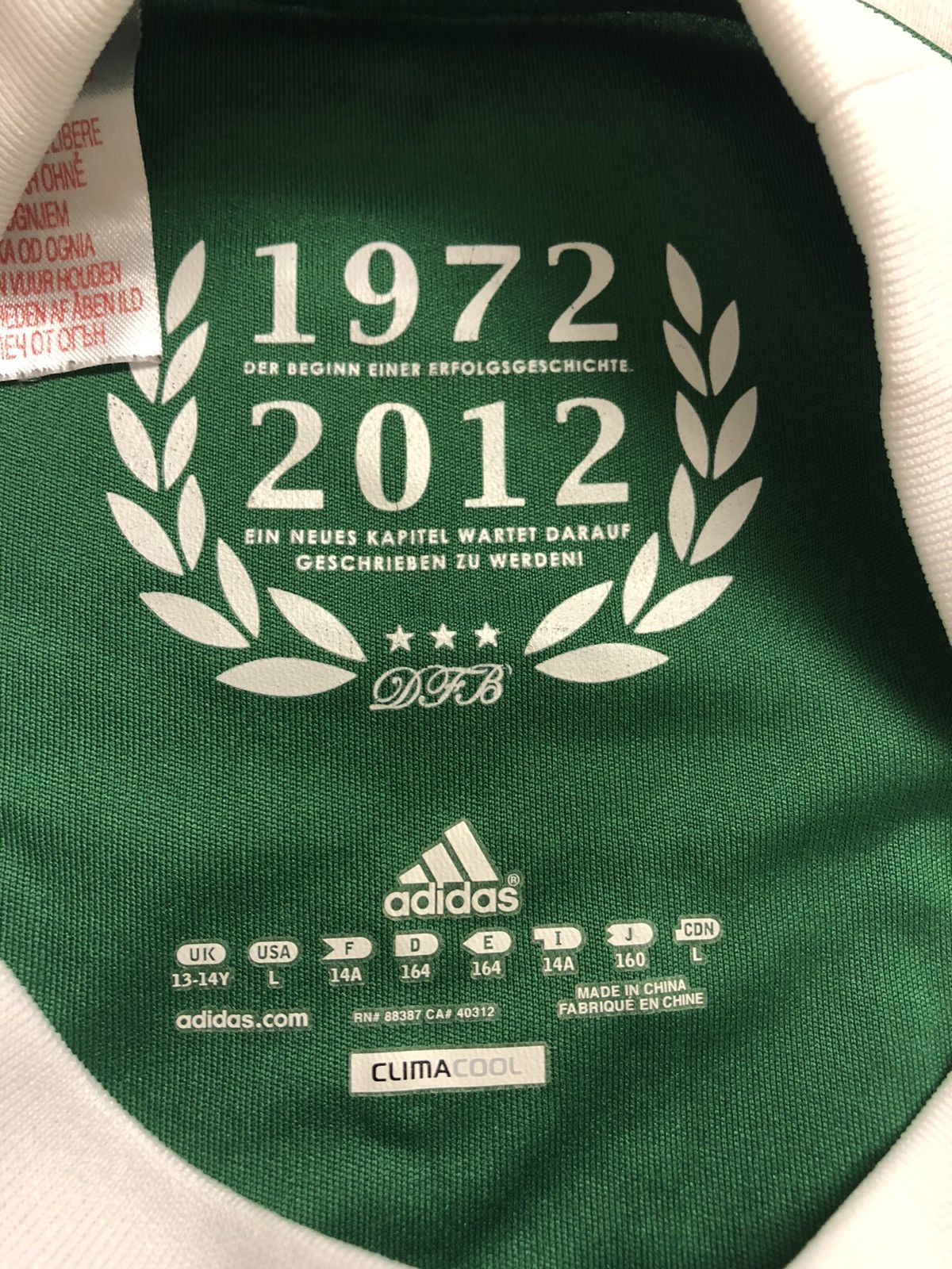 Other ADIDAS NILS PETERSEN GERMANY FOOTBALL VINTAGE SOCCER JERSEY Size US S / EU 44-46 / 1 - 7 Thumbnail