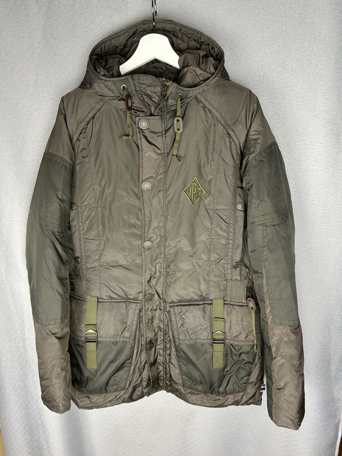 Jean Paul Gaultier Vintage Jean Paul Gaultier JPG Logo Nylon Parka Jacket Coat Size US L / EU 52-54 / 3 - 5 Thumbnail