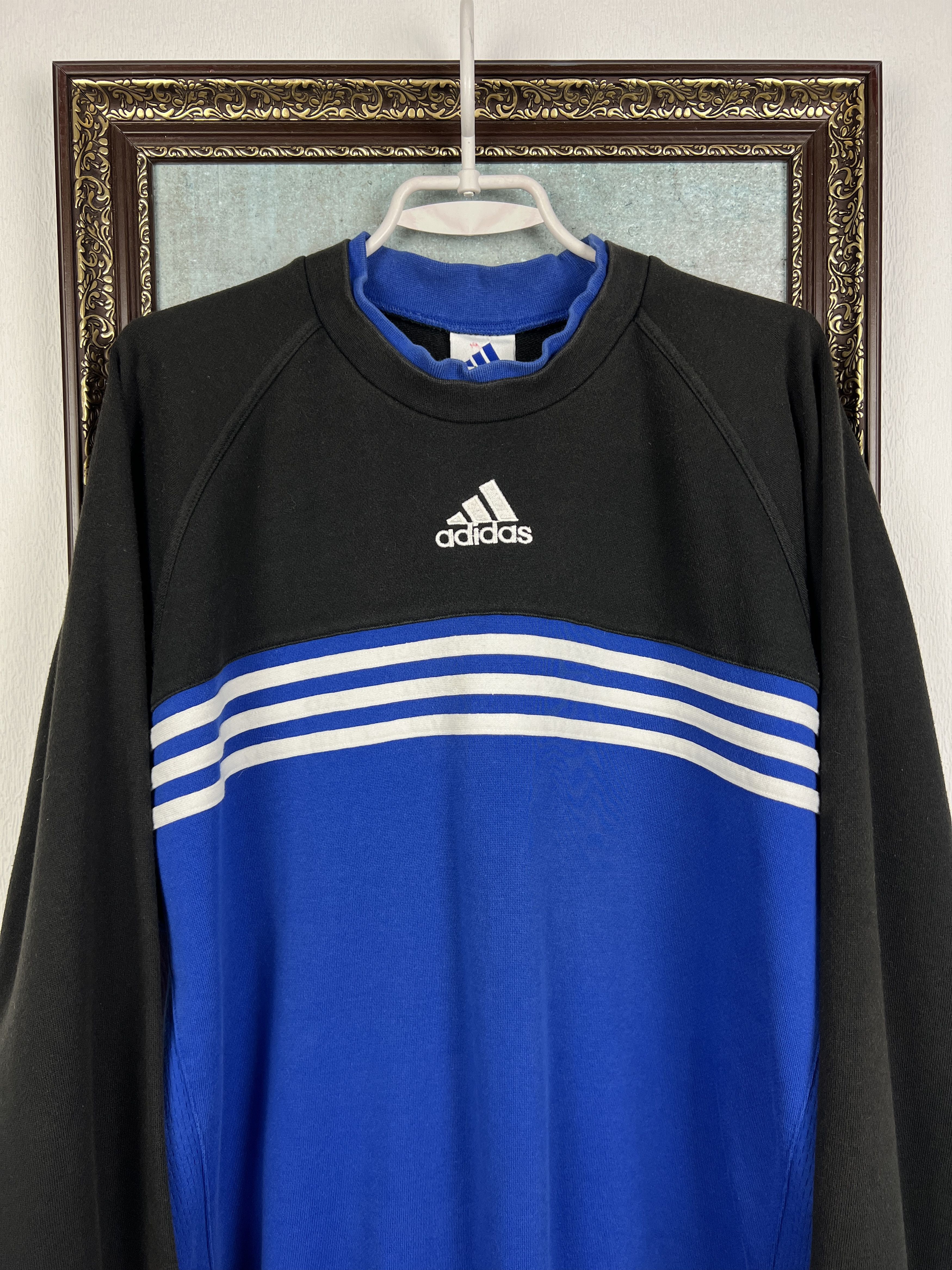 Adidas Schalke 04 Football Sweatshirt Soccer Template Crewneck Size US M / EU 48-50 / 2 - 2 Thumbnail