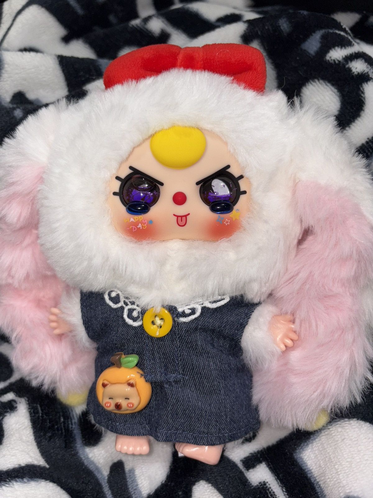 Other Baby Three Macaron SECRET LIQUID EYES Plush Keychain Size ONE SIZE - 1 Thumbnail