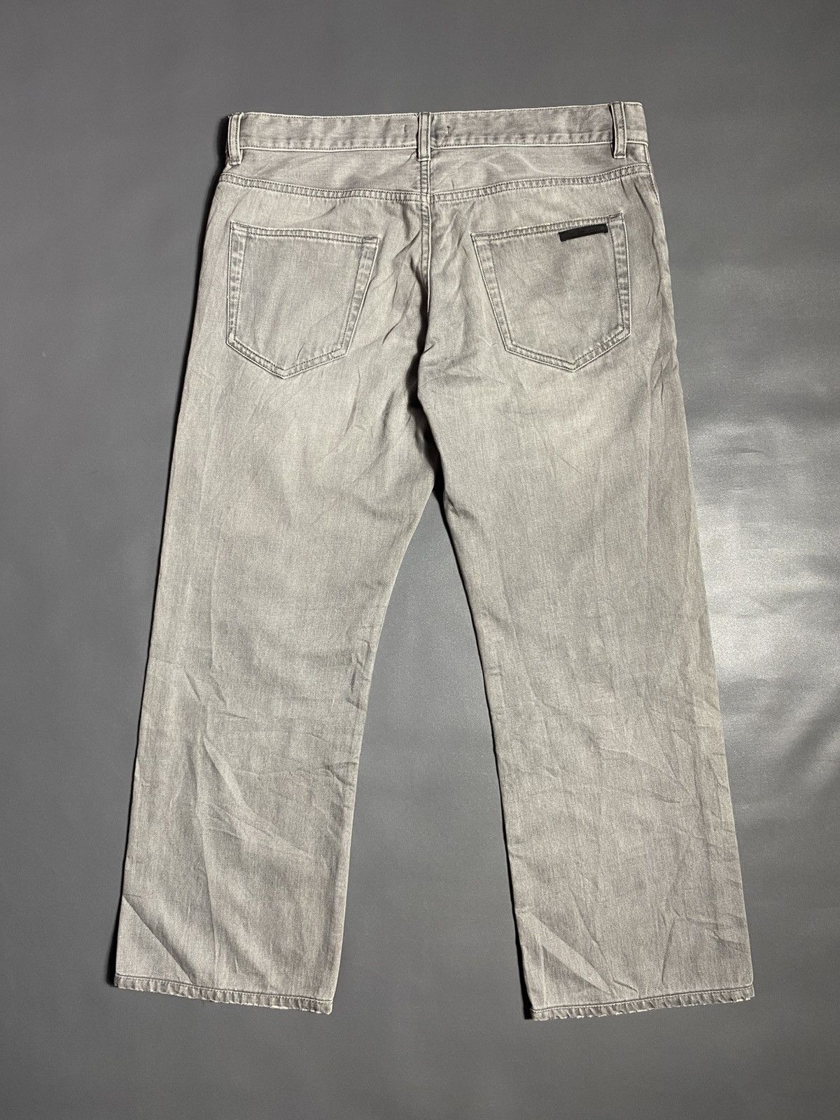Prada Prada Washed Grey Classic Fit Jeans Size US 32 / EU 48 - 13 Thumbnail