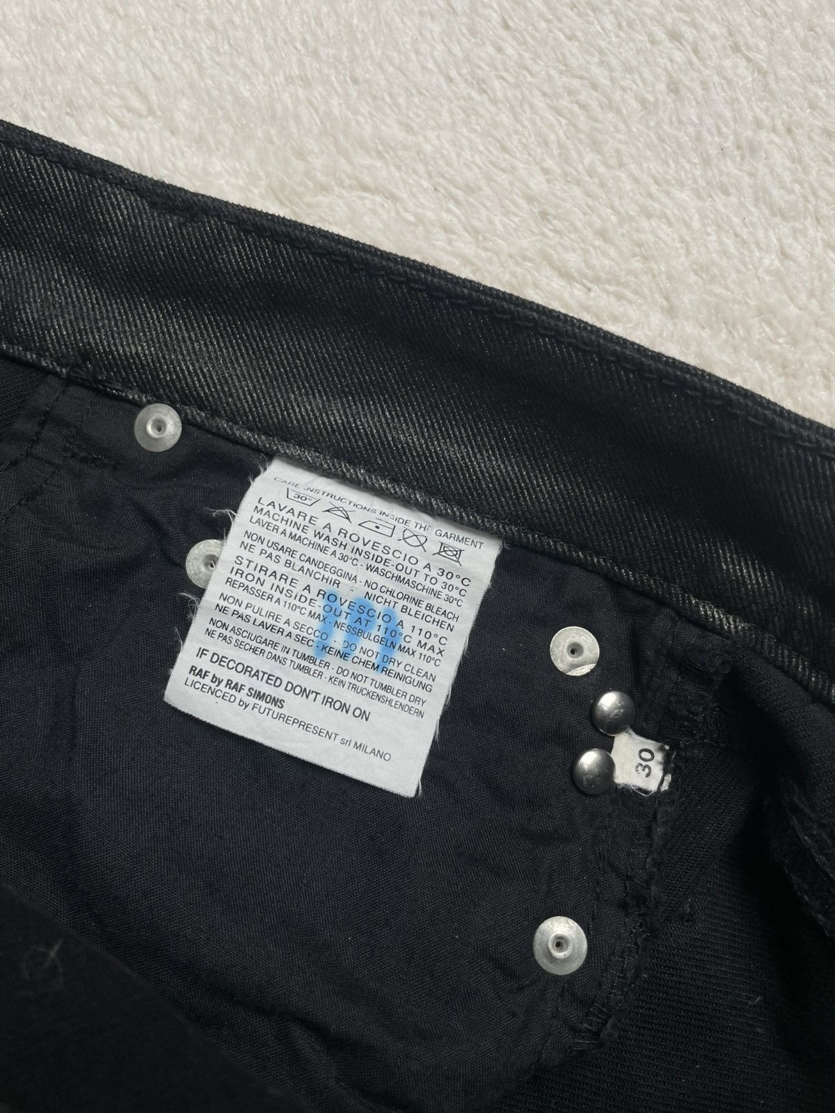 Raf by Raf Simons RAF by Raf simons shiny coated jeans Size US 30 / EU 46 - 5 Thumbnail